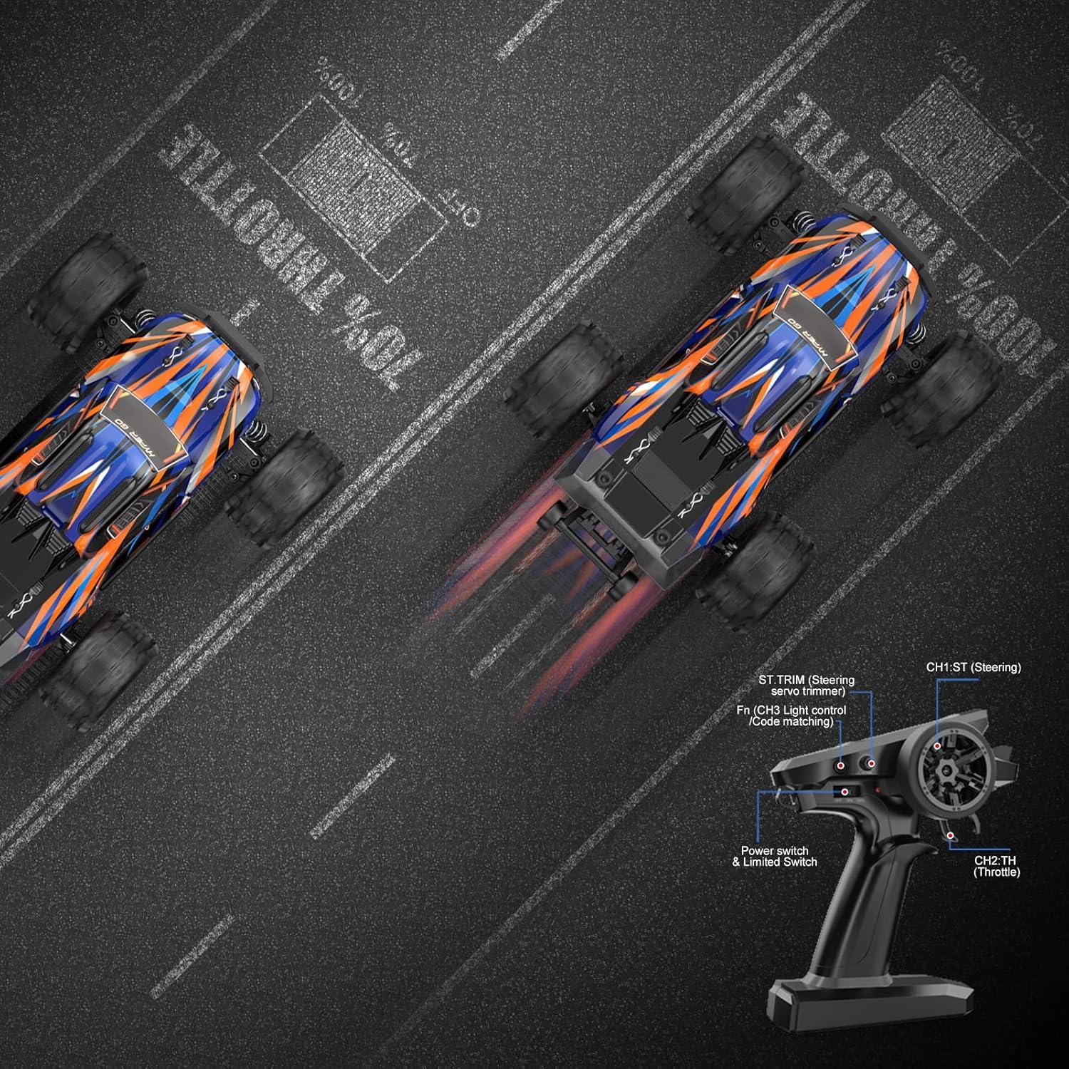 Coche RC HYPER GO H16DR 1:16 Todo Terreno 4WD con 2 Baterías