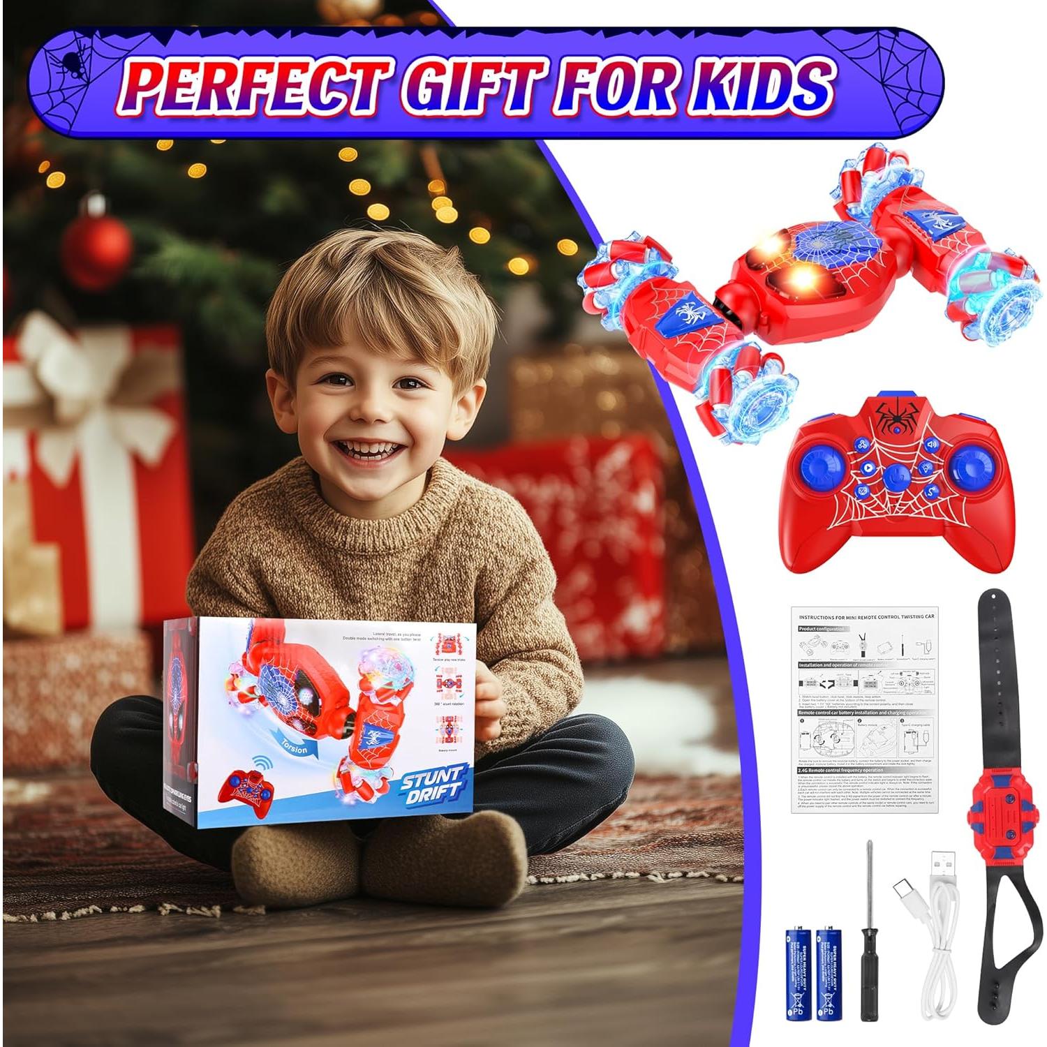 Coche Acrobático RC 4WD Flybakiz con Detección de Gestos