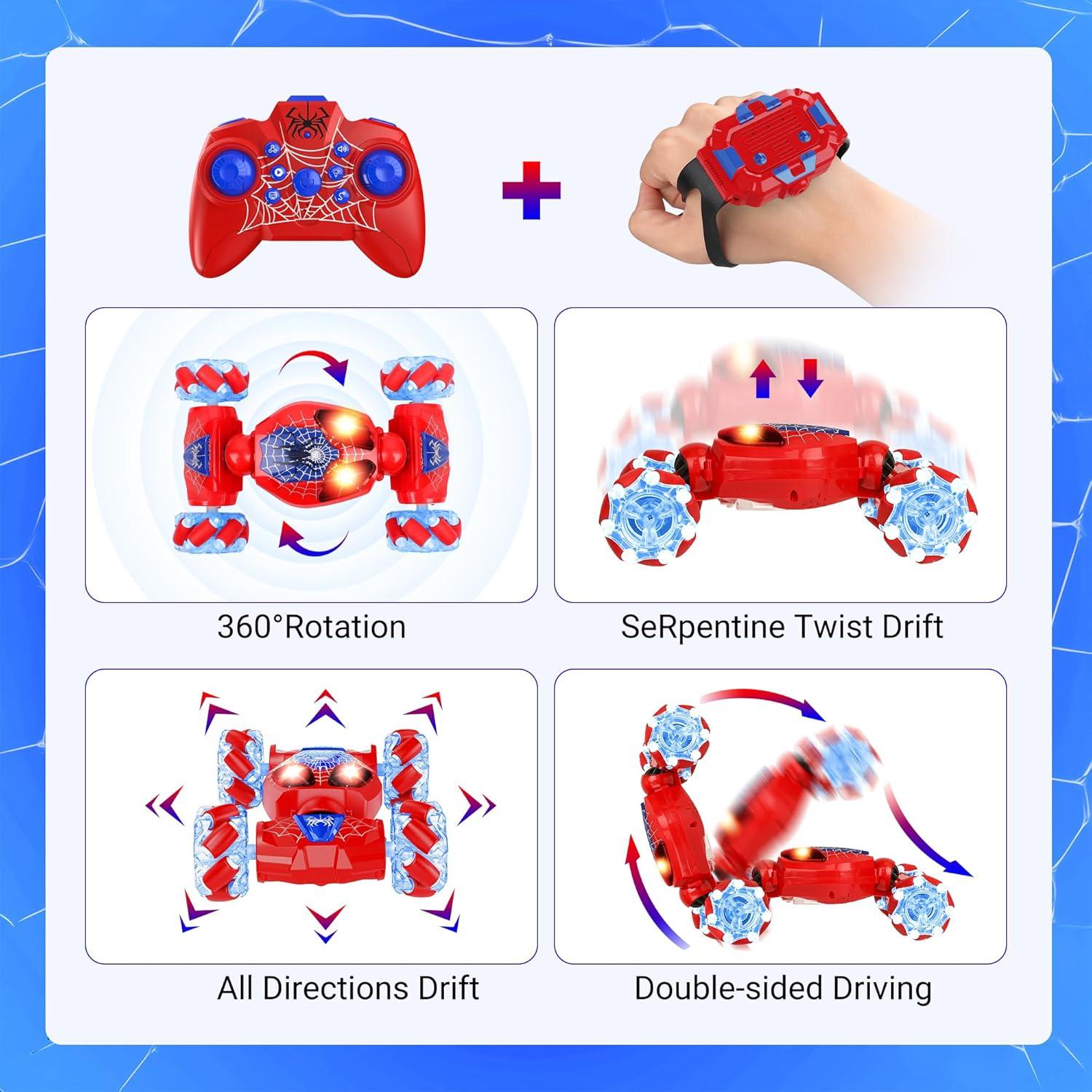 Coche Acrobático RC 4WD Flybakiz con Detección de Gestos