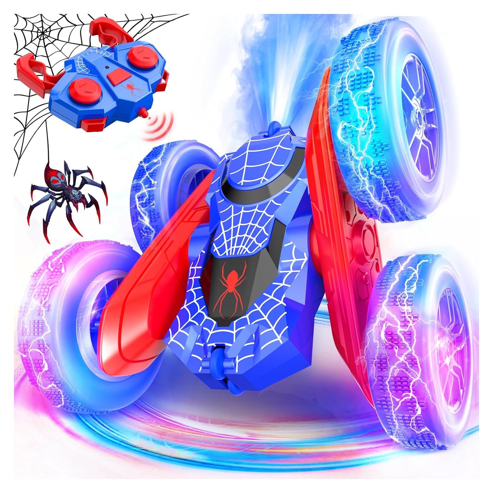 Coche RC Acrobático NQD Spider 4WD 360° con Luces LED
