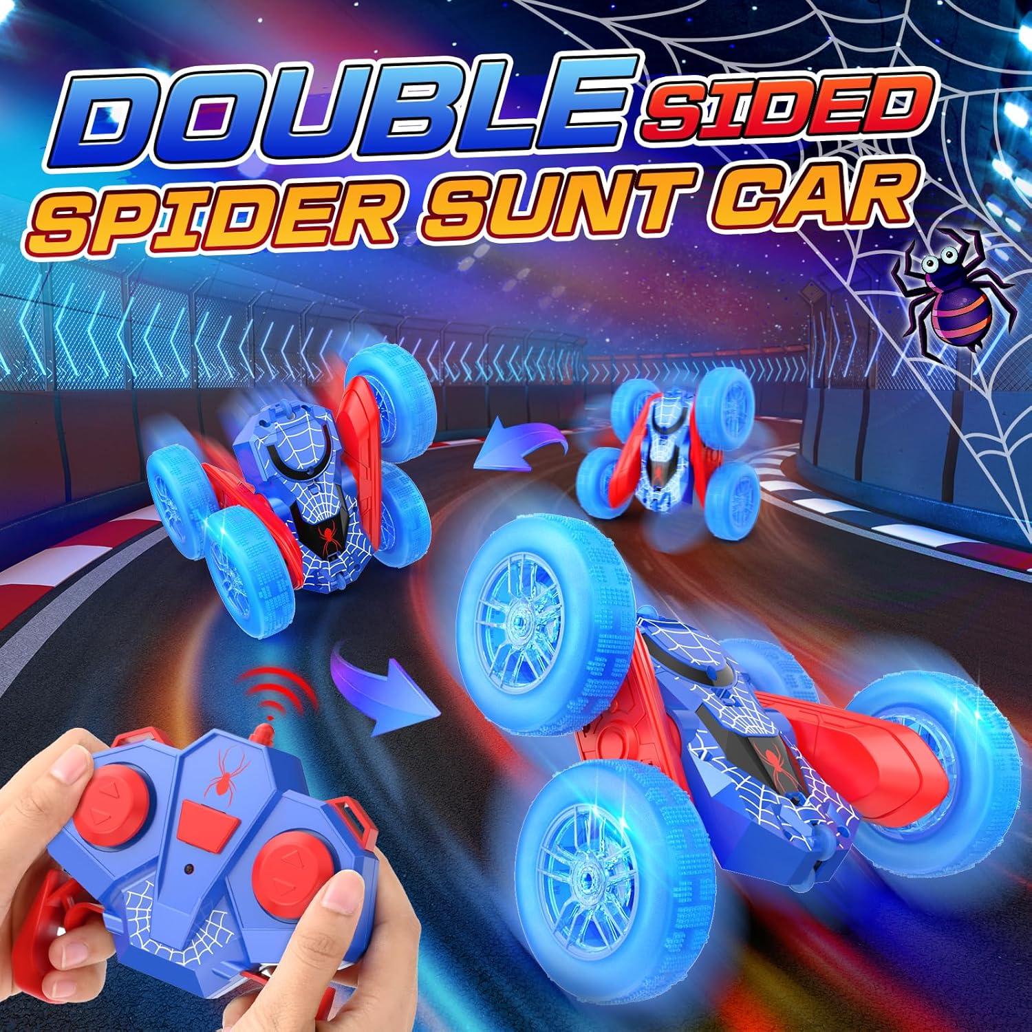 Coche RC Acrobático NQD Spider 4WD 360° con Luces LED