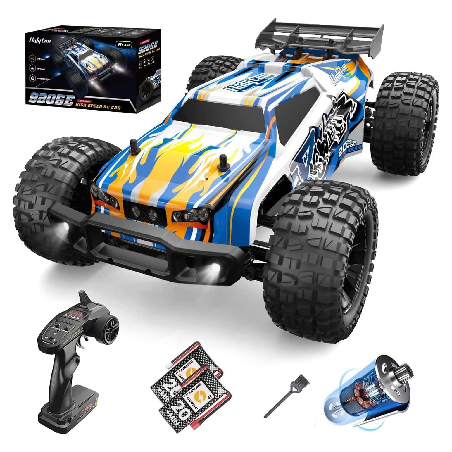 Coche RC Todo Terreno Holyton 1:10 4WD 48 Km/h con LED