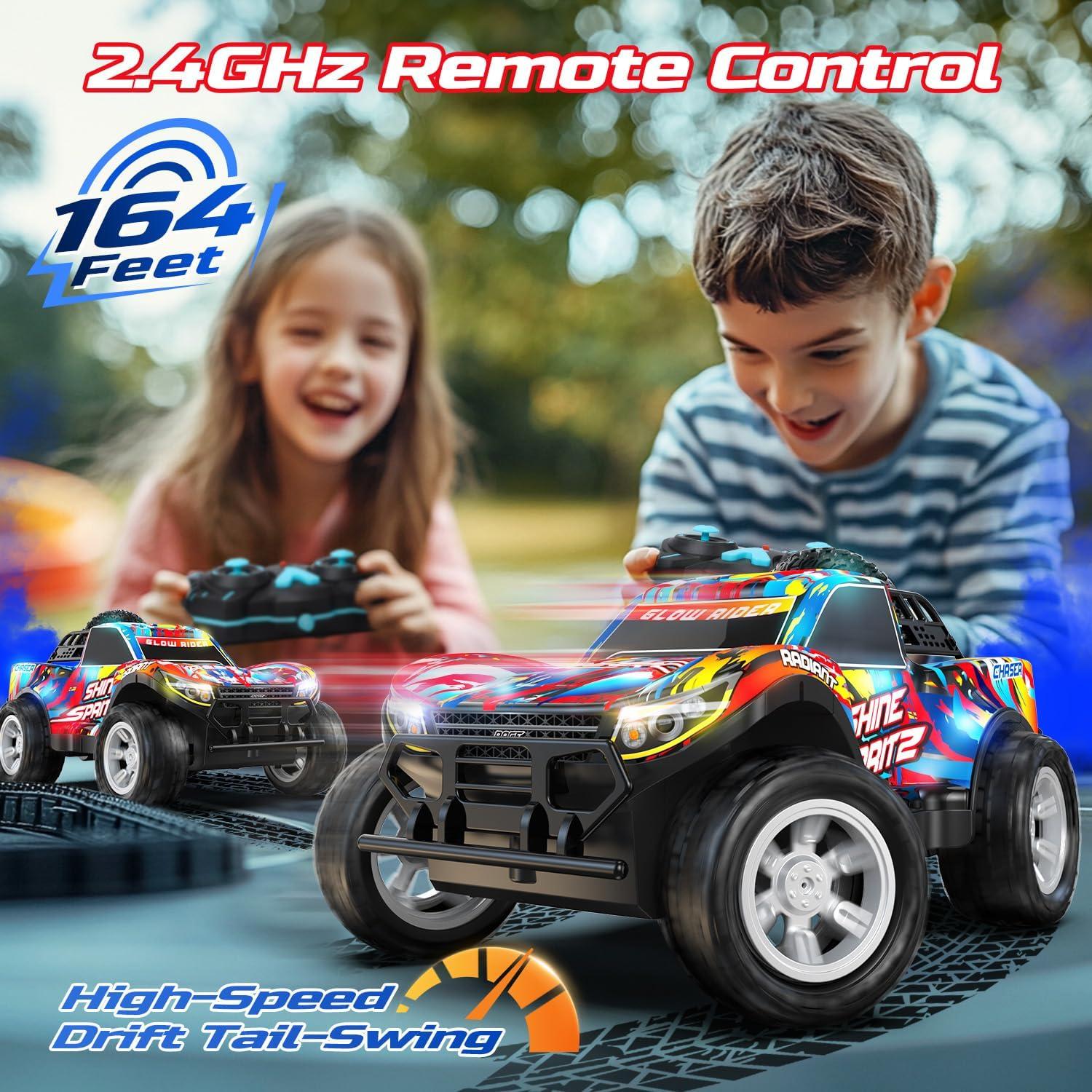 Coche RC DEERC Todo Terreno con Luces y Música 26x15cm