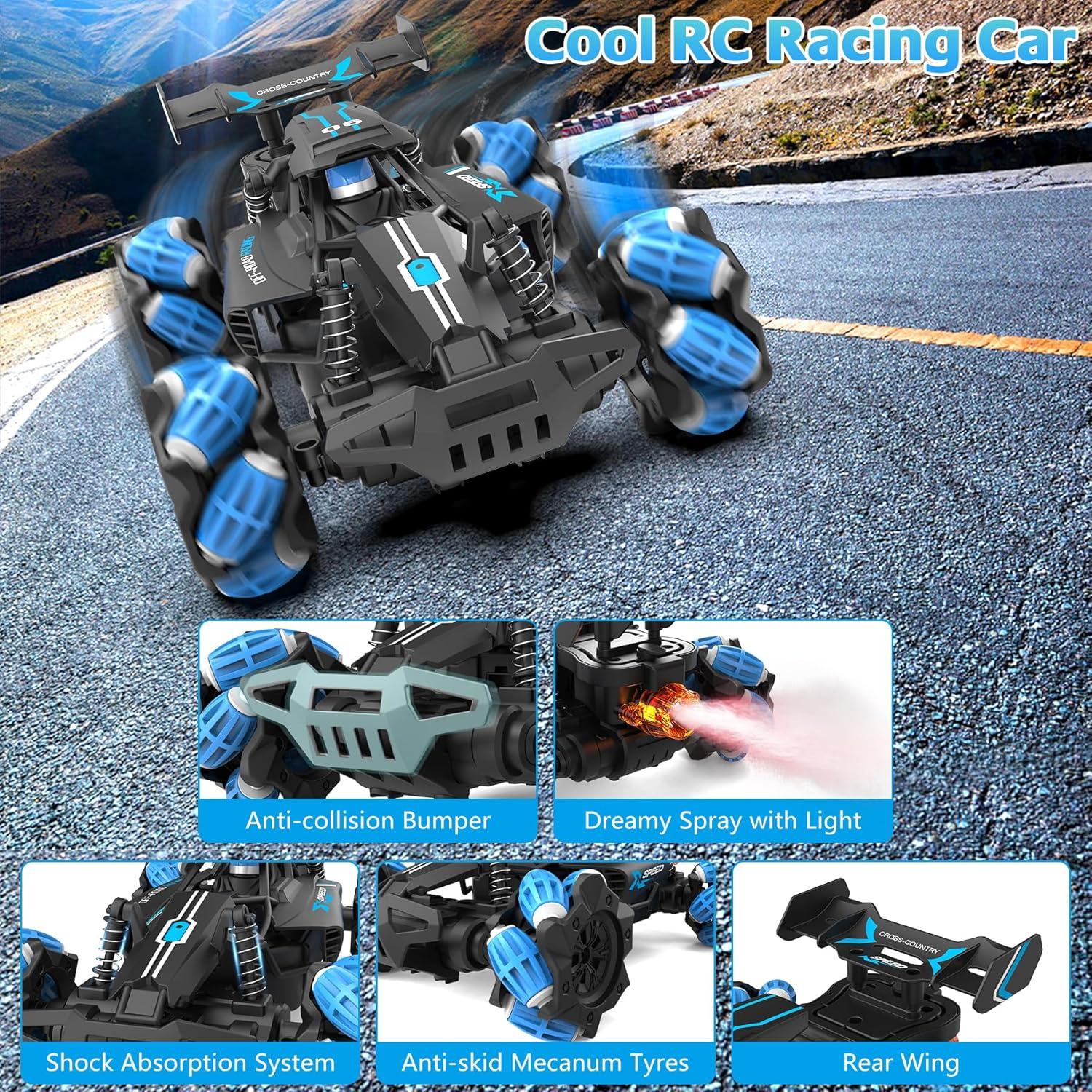 Coche de Control Remoto Eulogia Stunt RC Todo Terreno 360°