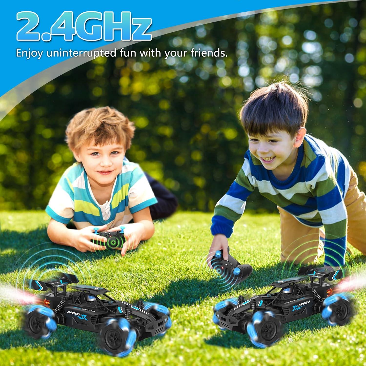 Coche de Control Remoto Eulogia Stunt RC Todo Terreno 360°