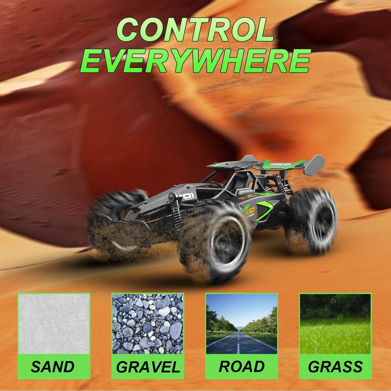 Coche RC Todo Terreno DoDoMagxanadu 1:18 Negro Verde