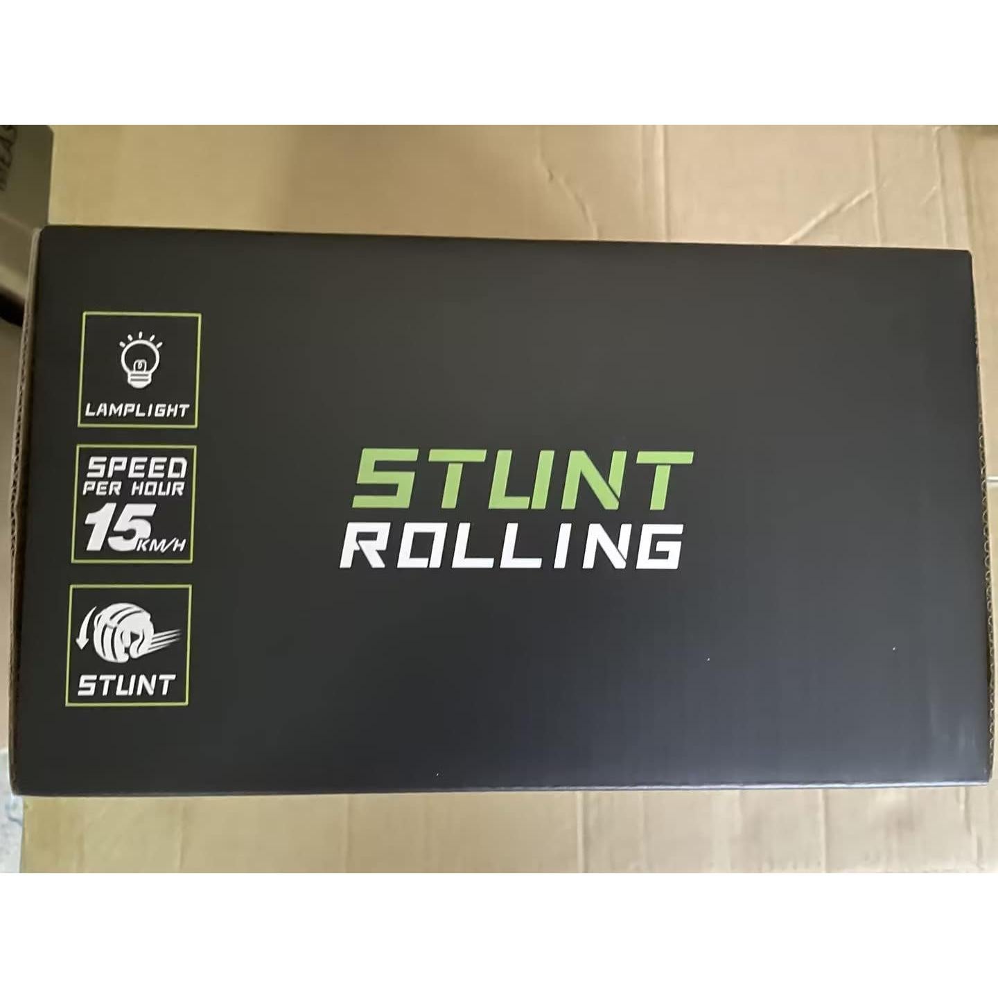 Coche RC Acrobático BAZADER Verde 360° con Luces LED