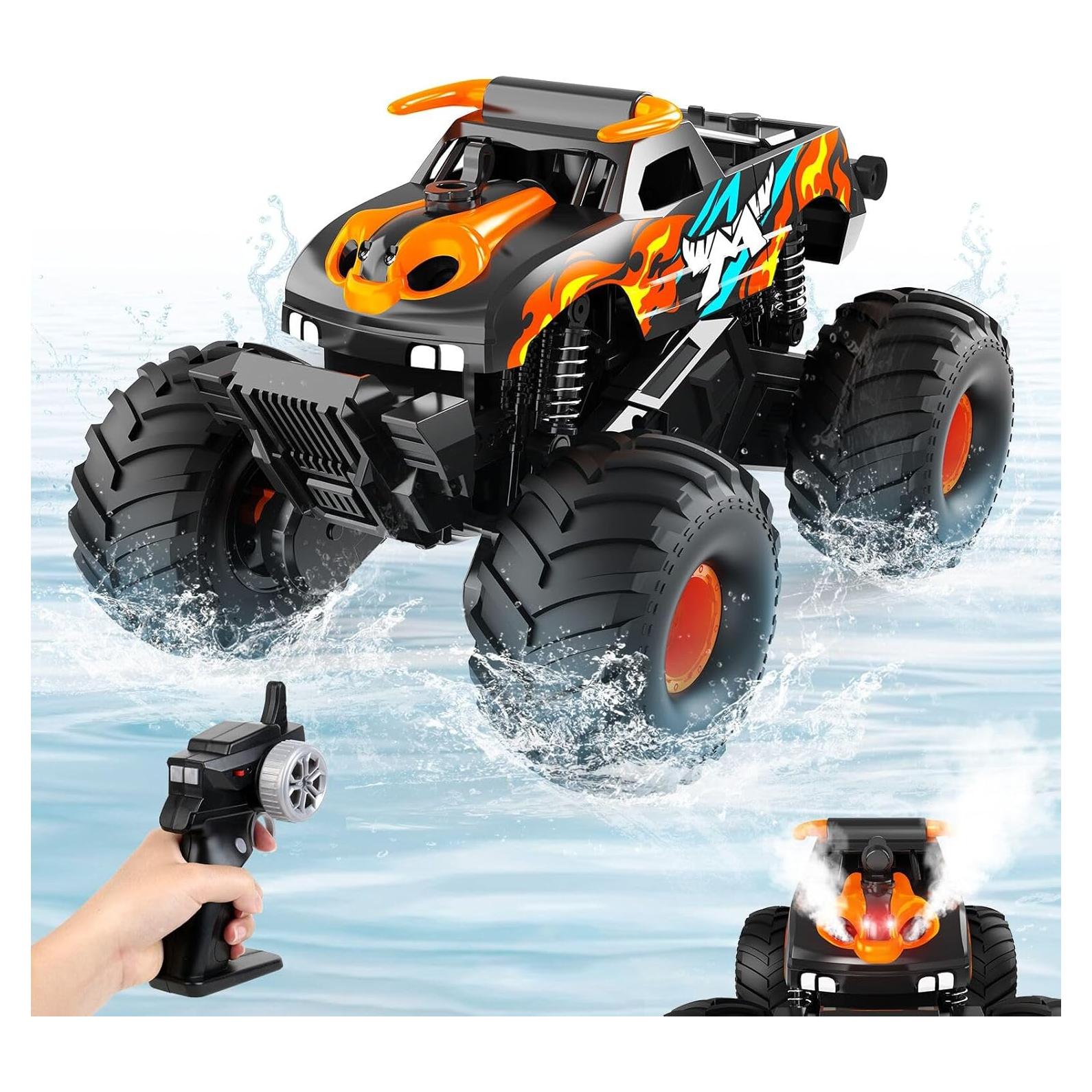 Coche RC Monster Truck Gampop 1:16 4WD Impermeable 0.99kg