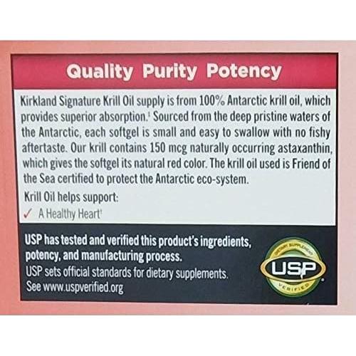 Aceite de Kril Kirkland Signature 500 mg 160 Gelatinas Blandas
