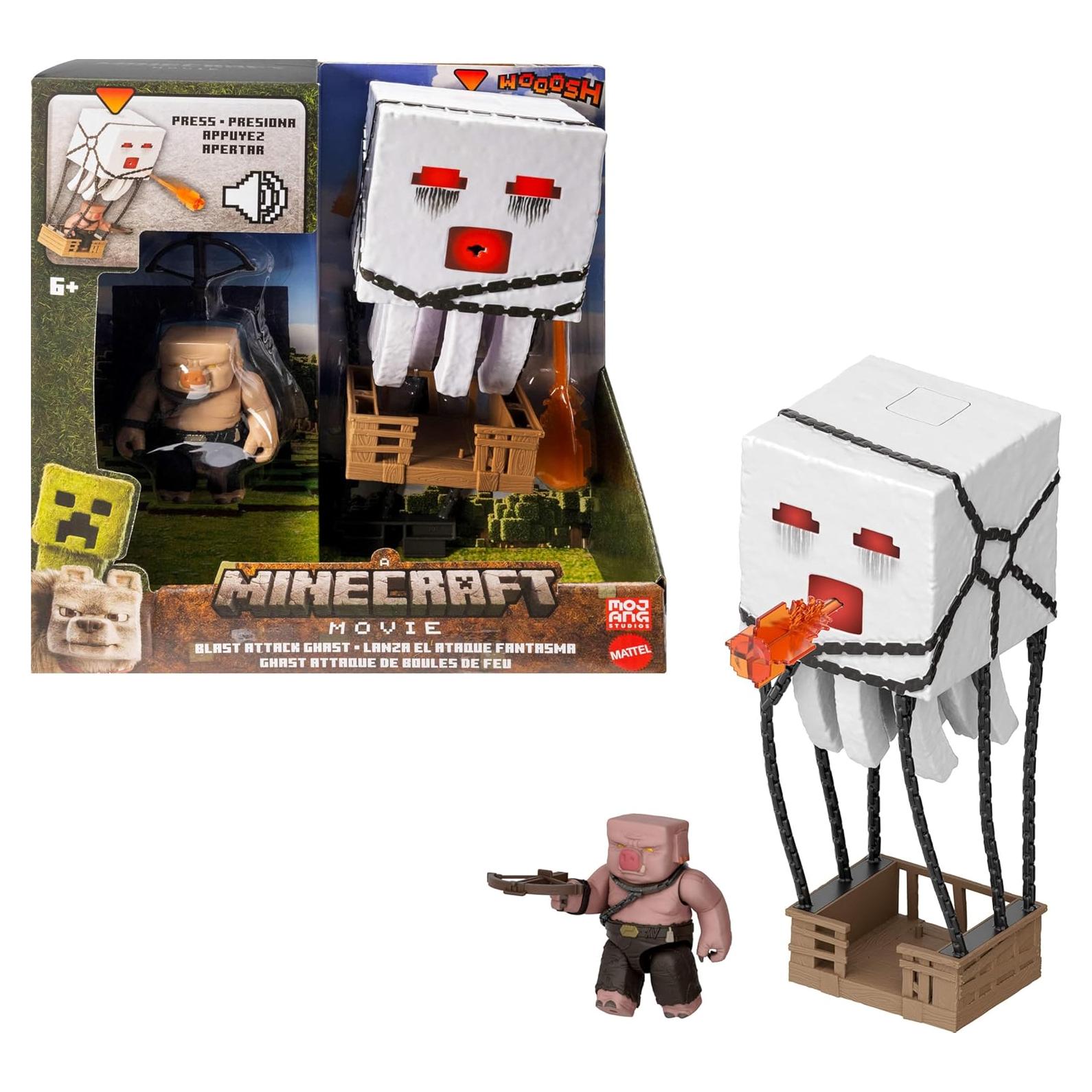 Juego de Figuras de Acción Mattel Minecraft Ghast Explosivo