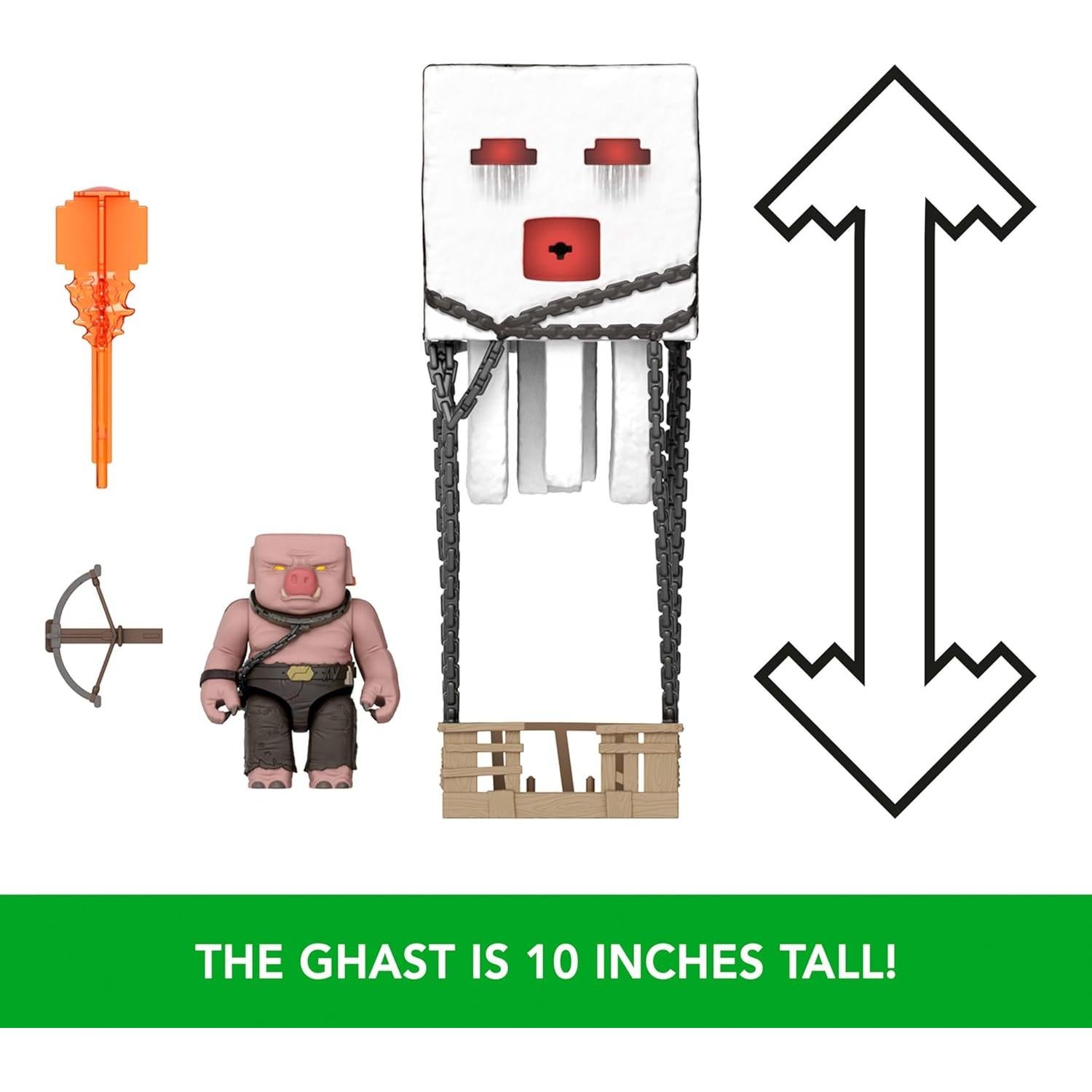 Juego de Figuras de Acción Mattel Minecraft Ghast Explosivo
