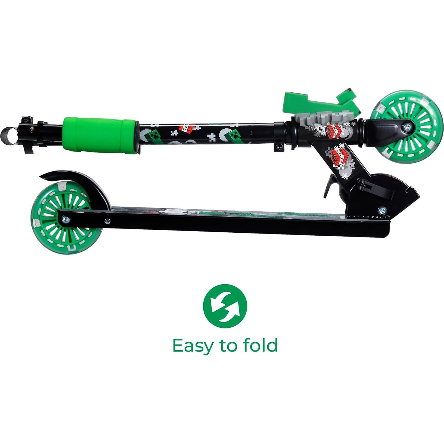 Patinete Plegable Voyager 2 Ruedas Iluminadas para Niños