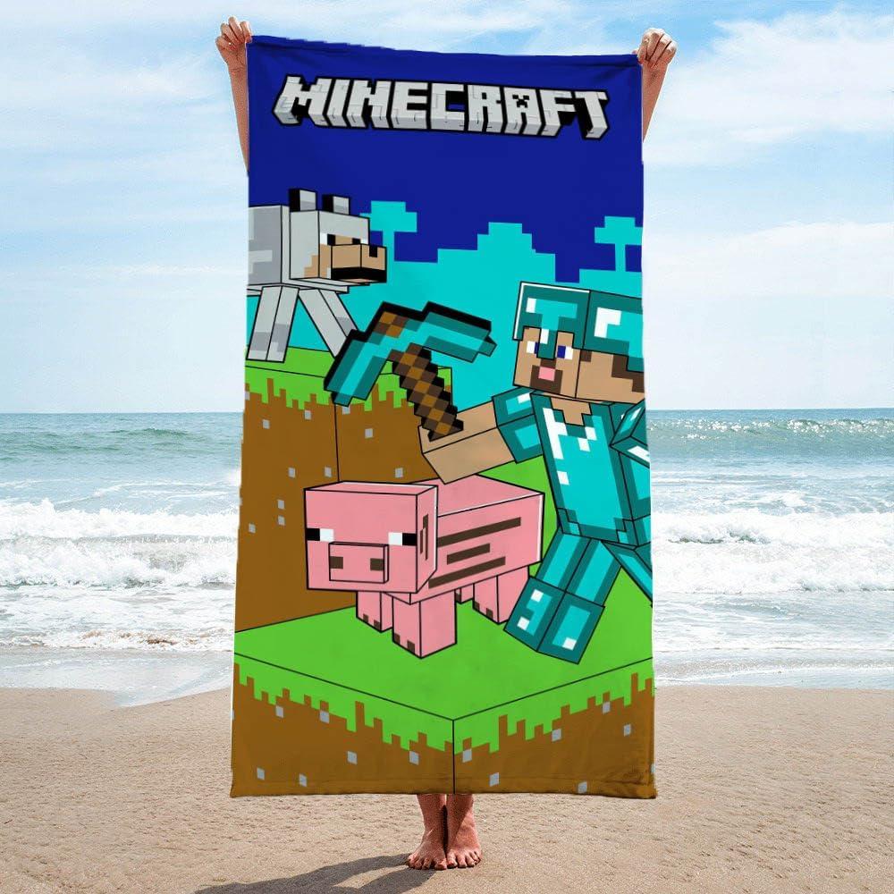Toalla de Playa Jay Franco Minecraft 100% Algodón 71x147 cm