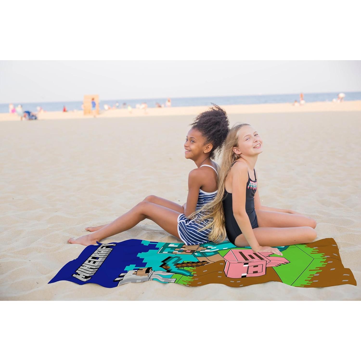 Toalla de Playa Jay Franco Minecraft 100% Algodón 71x147 cm