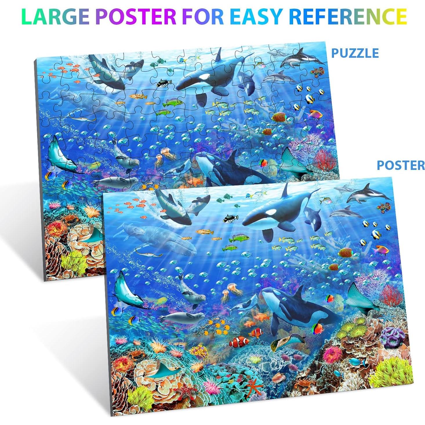 Rompecabezas Submarino 100 Piezas OSBOO para Niños 4-10 Años