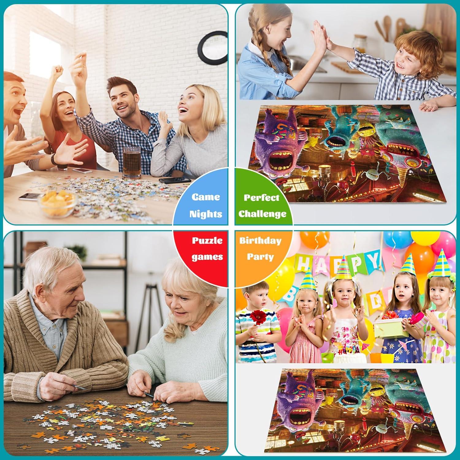 Rompecabezas de 1000 Piezas TangMosaic - Monstruos Divertidos