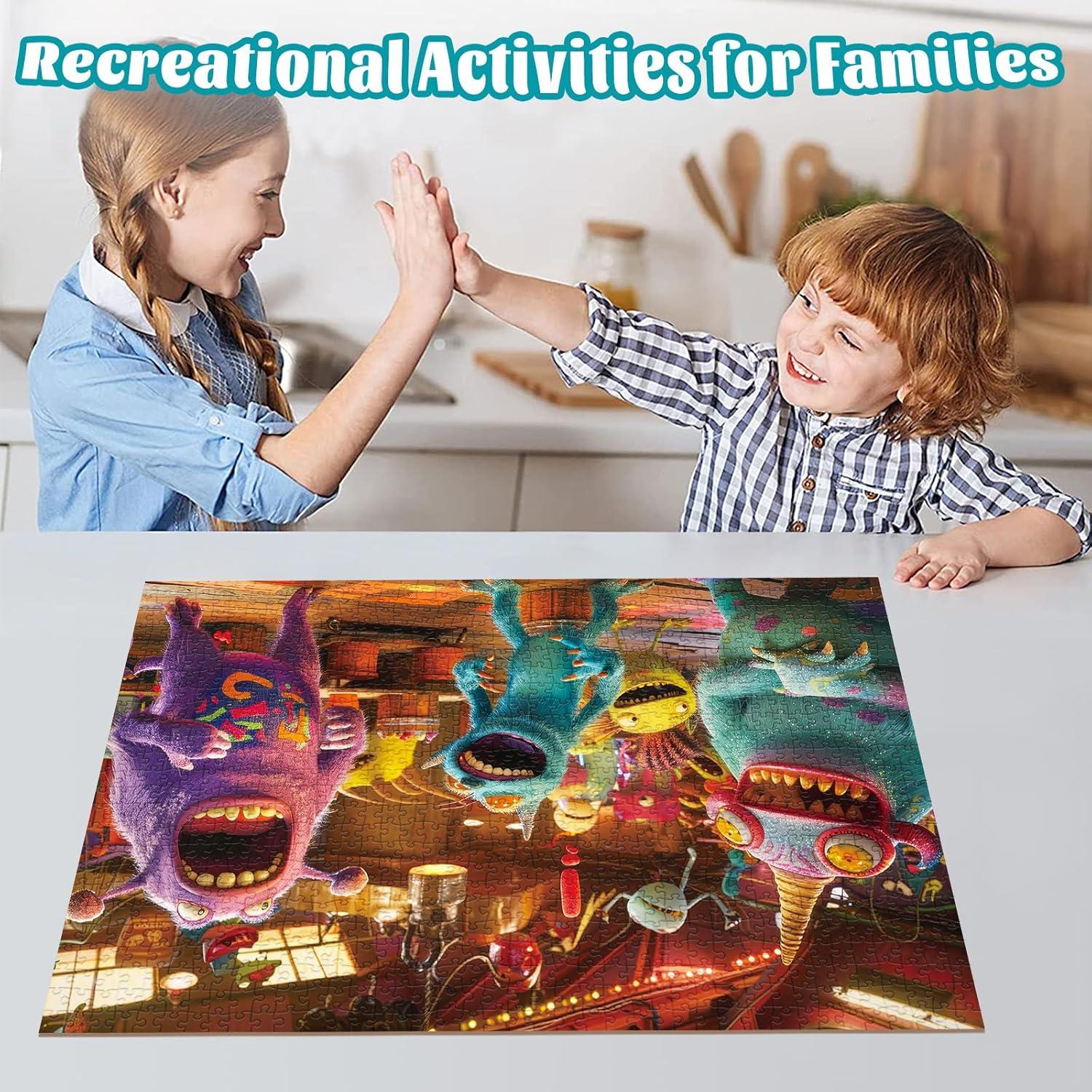 Rompecabezas de 1000 Piezas TangMosaic - Monstruos Divertidos