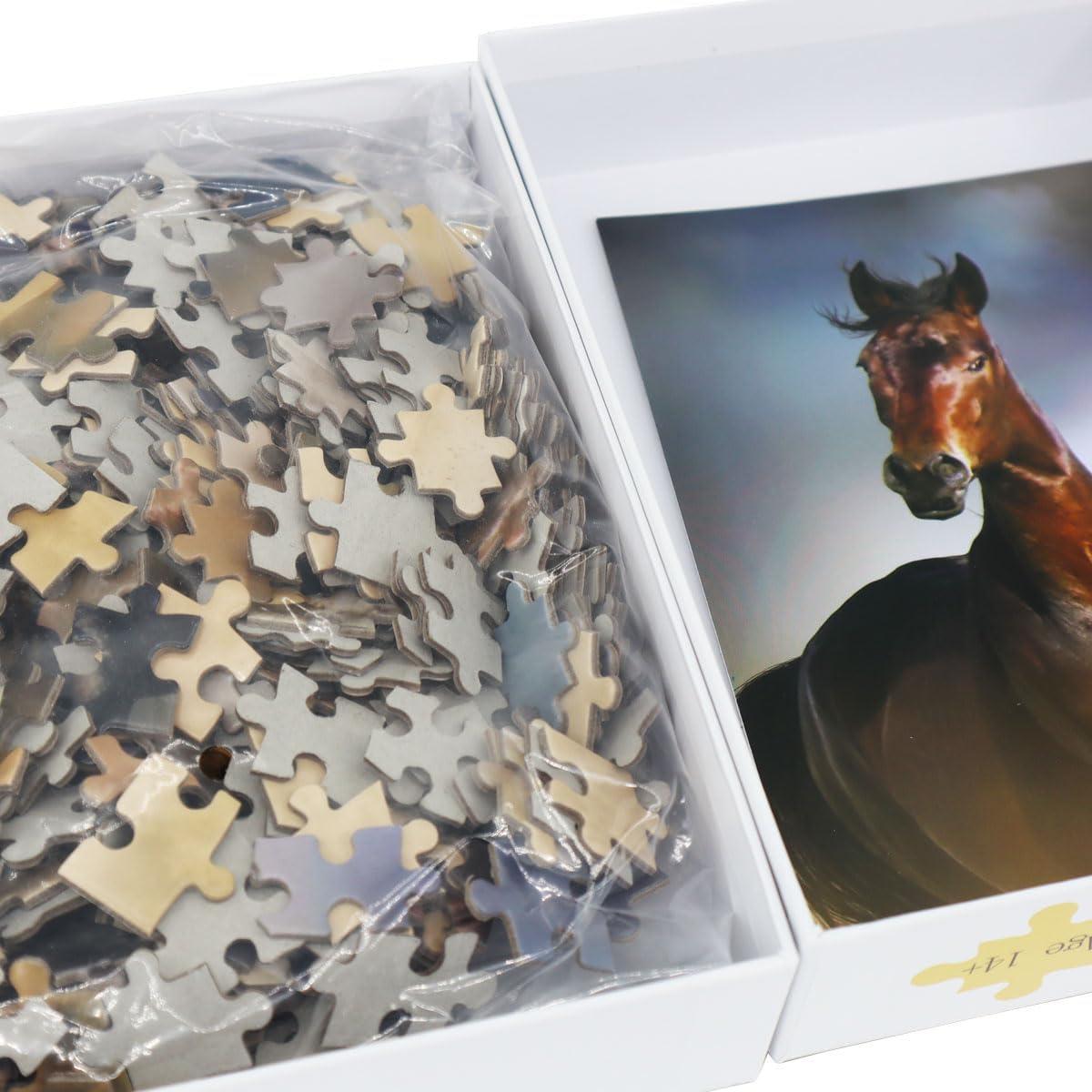 Rompecabezas LI-LOVE 500 Piezas Caballo Cartón Grueso 52x38cm