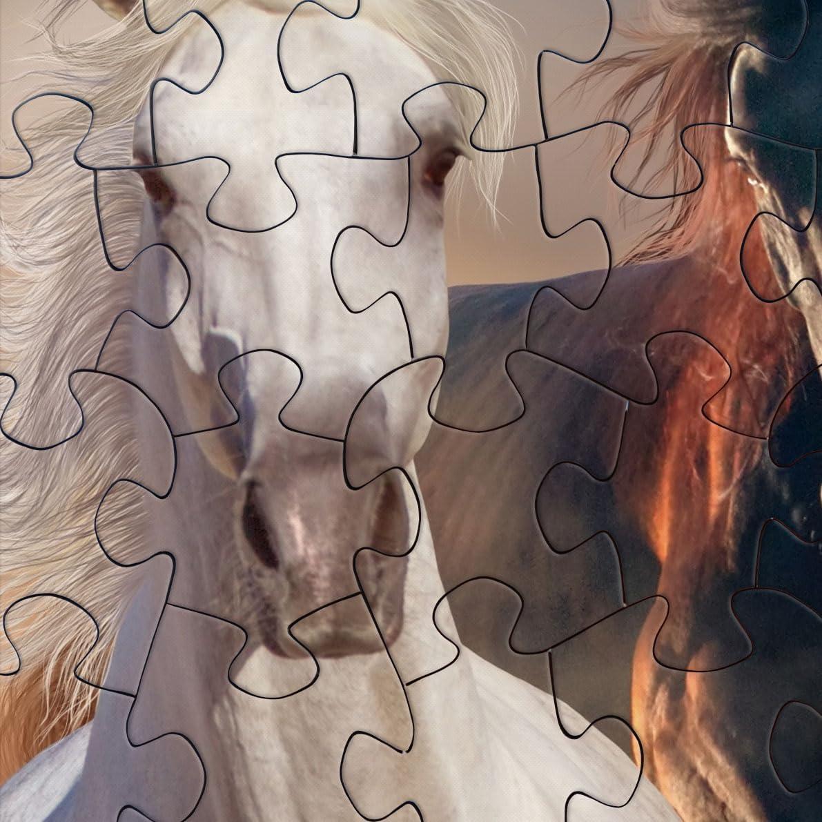 Rompecabezas LI-LOVE 500 Piezas Caballo Cartón Grueso 52x38cm