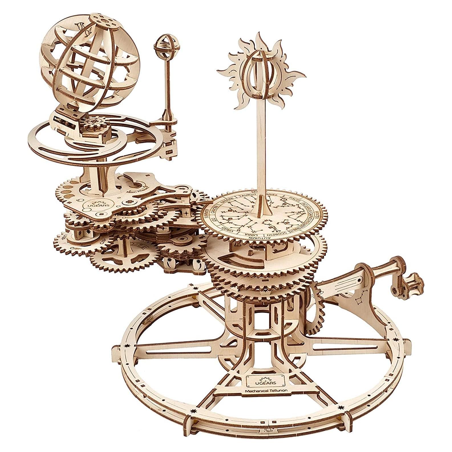 Rompecabezas 3D UGEARS Tellurion Solar Mecánico para Adultos