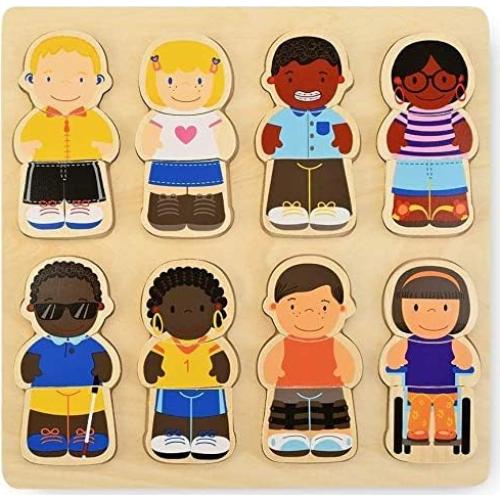 Puzzle de Madera Inclusivo Discovery Toys We All Belong 24 Piezas