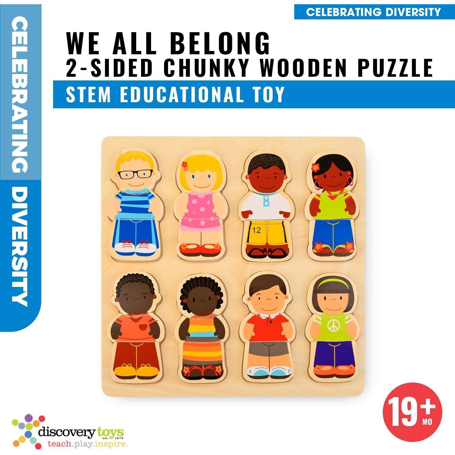 Puzzle de Madera Inclusivo Discovery Toys We All Belong 24 Piezas