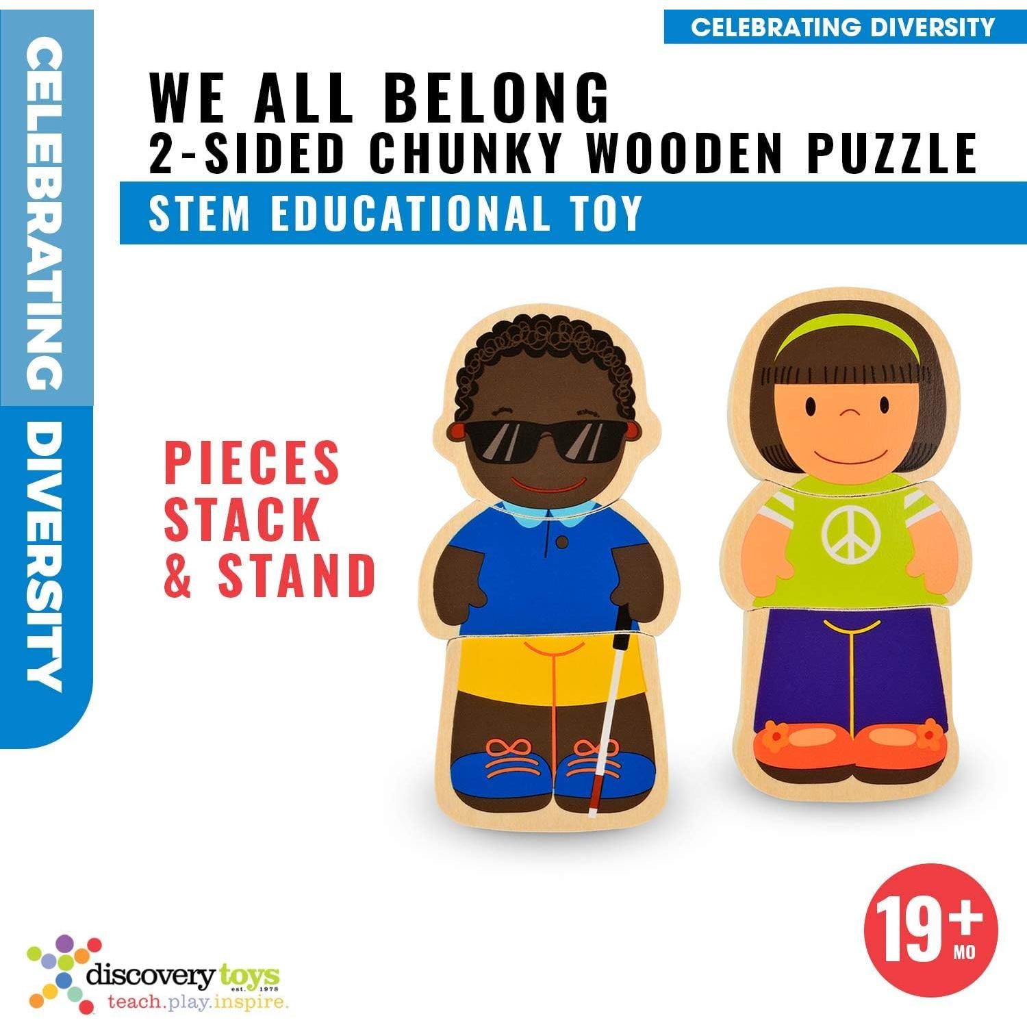 Puzzle de Madera Inclusivo Discovery Toys We All Belong 24 Piezas