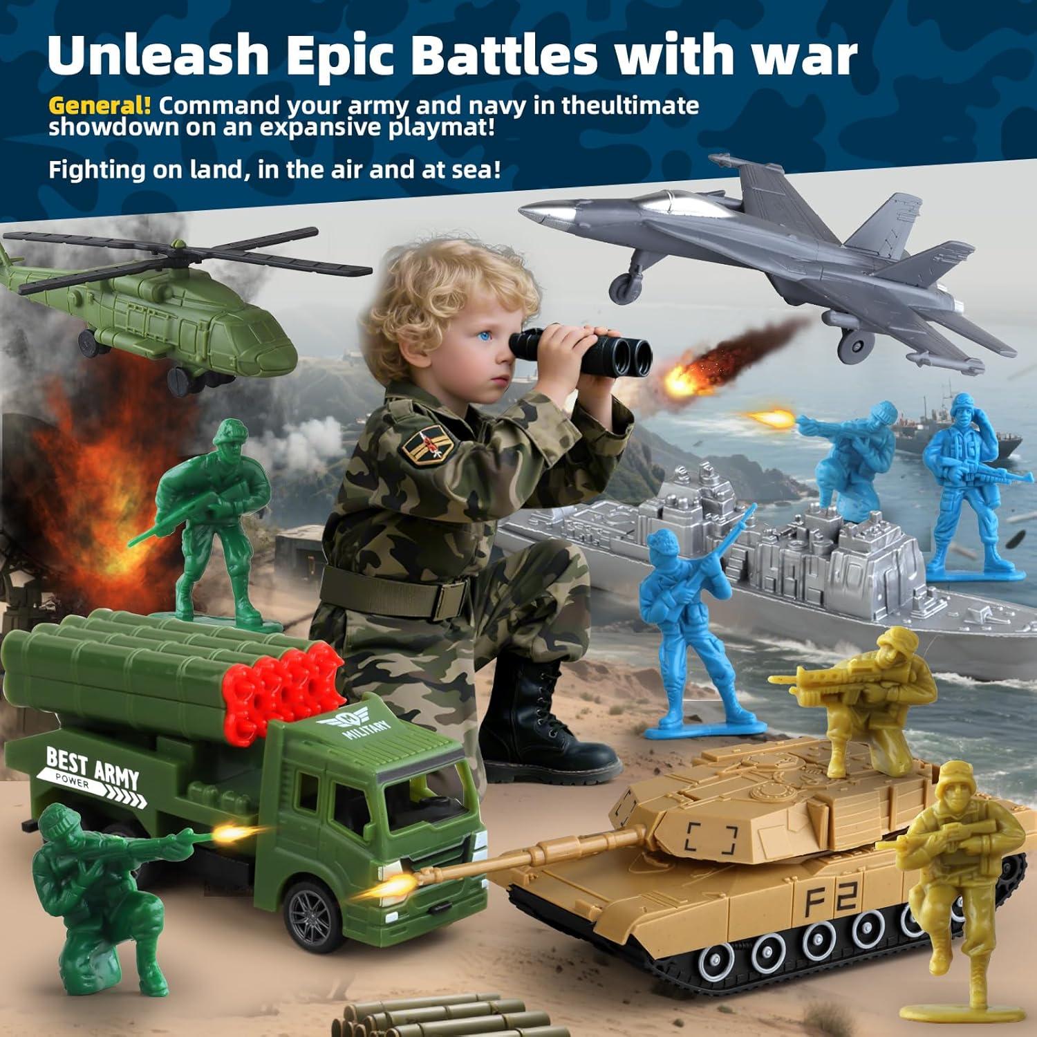 Set de Juguetes de Soldados Militares Shantou 20 Figuras 0.98kg