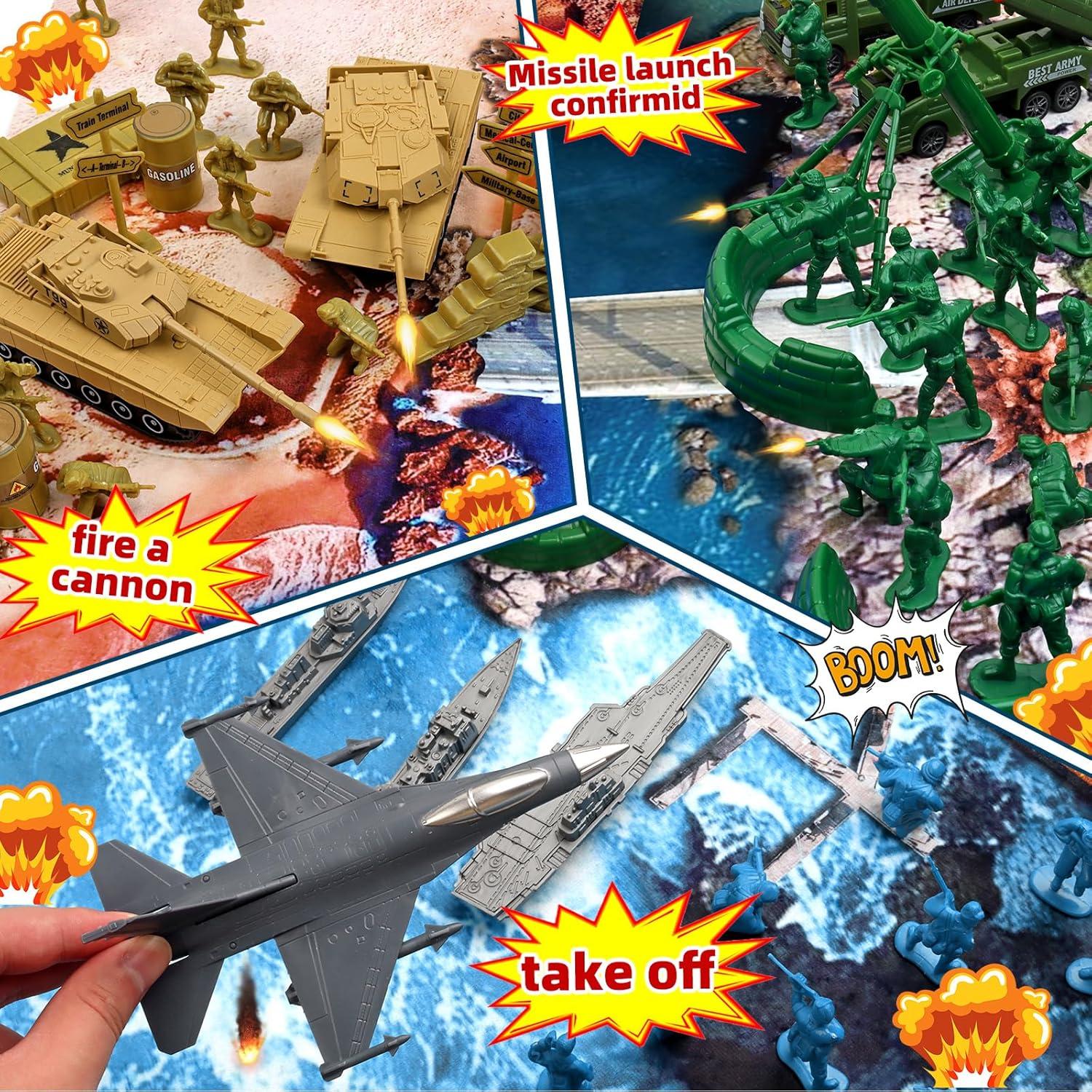 Set de Juguetes de Soldados Militares Shantou 20 Figuras 0.98kg