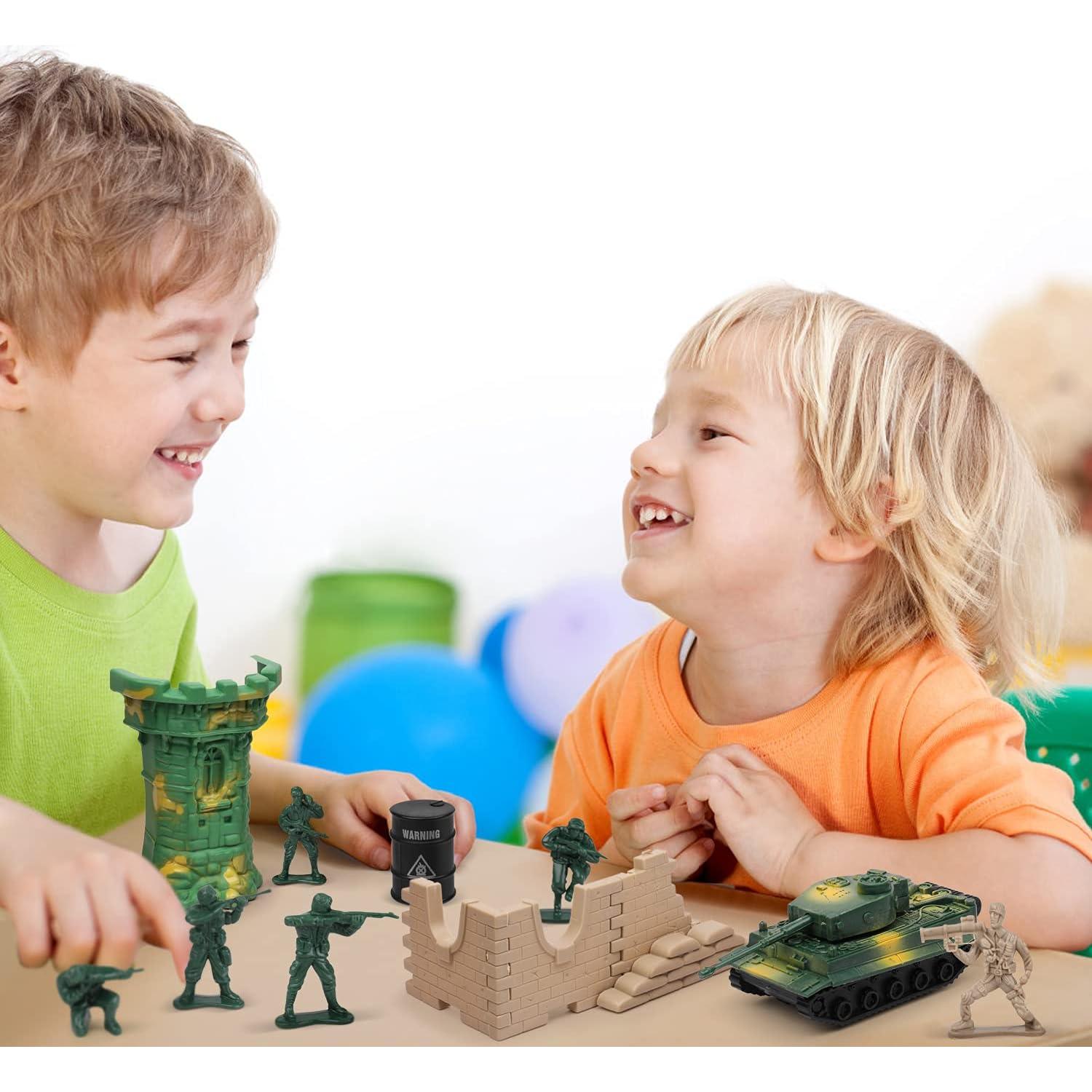 Juego de Figuras de Acción Militar Flexzion - 100 Pcs