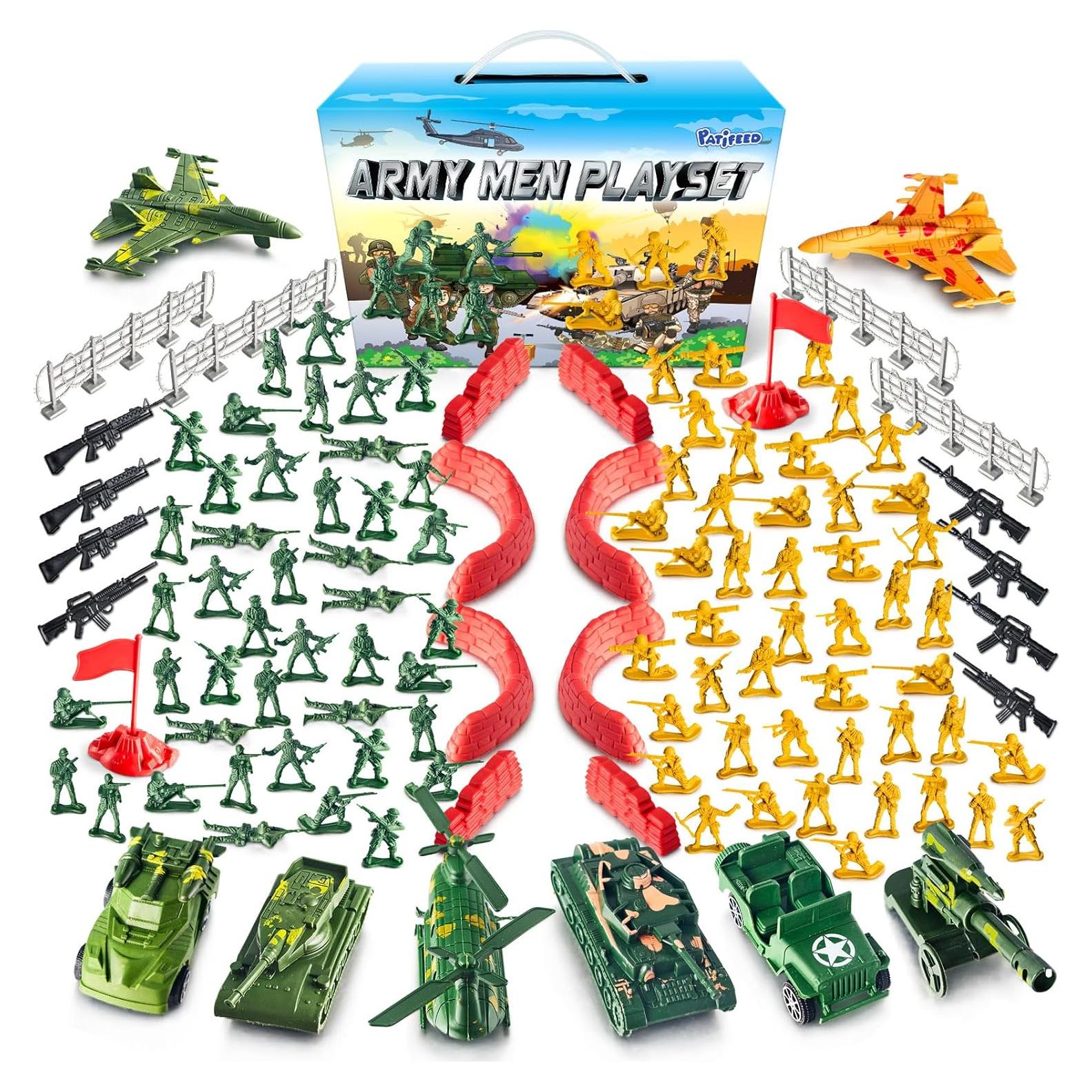 Juego de Soldados de Plástico PATIFEED - 52 Piezas