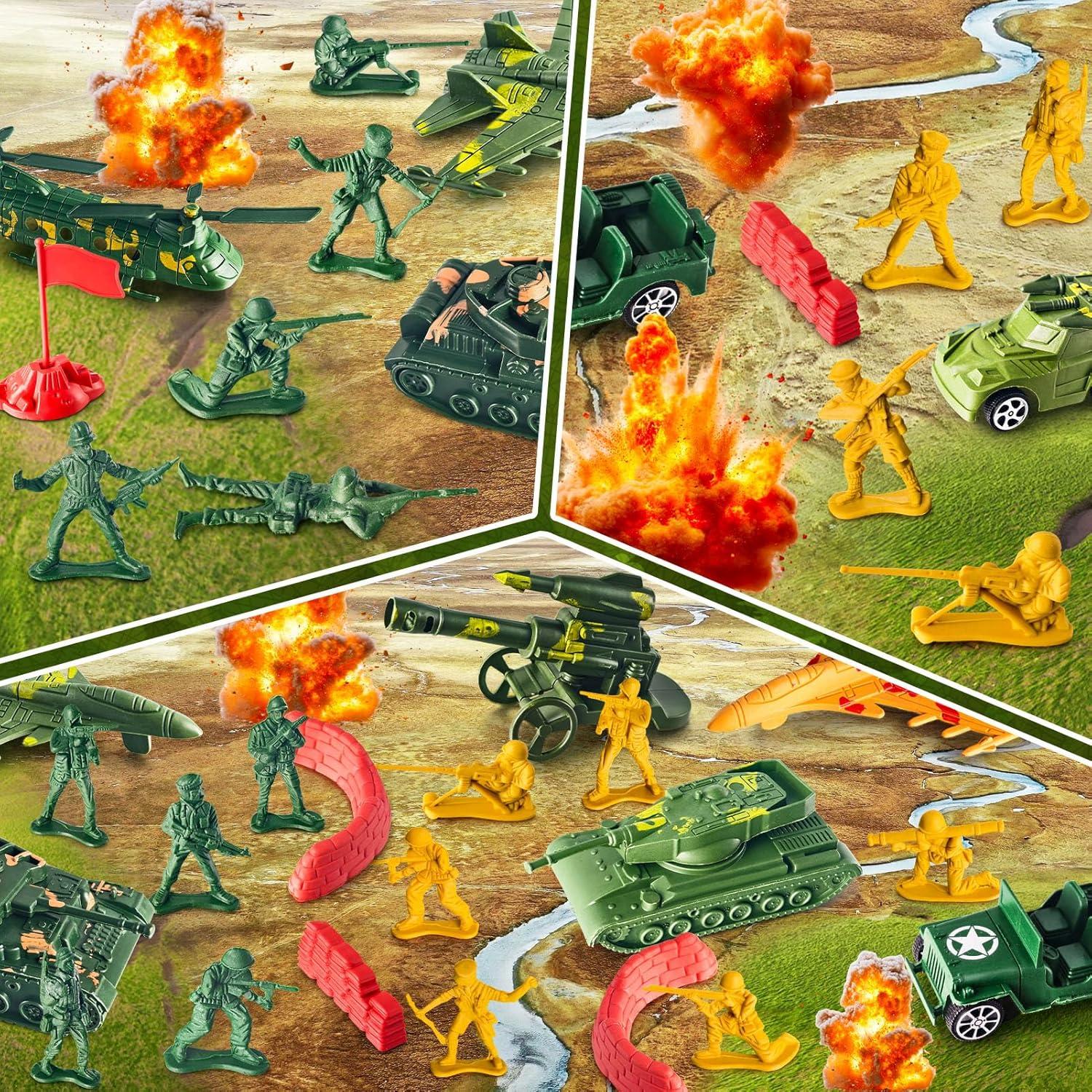 Juego de Soldados de Plástico PATIFEED - 52 Piezas