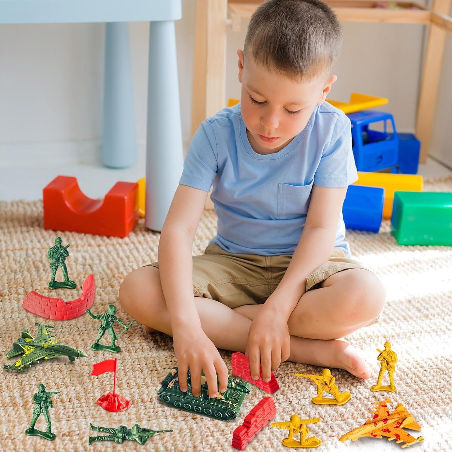 Juego de Soldados de Plástico PATIFEED - 52 Piezas