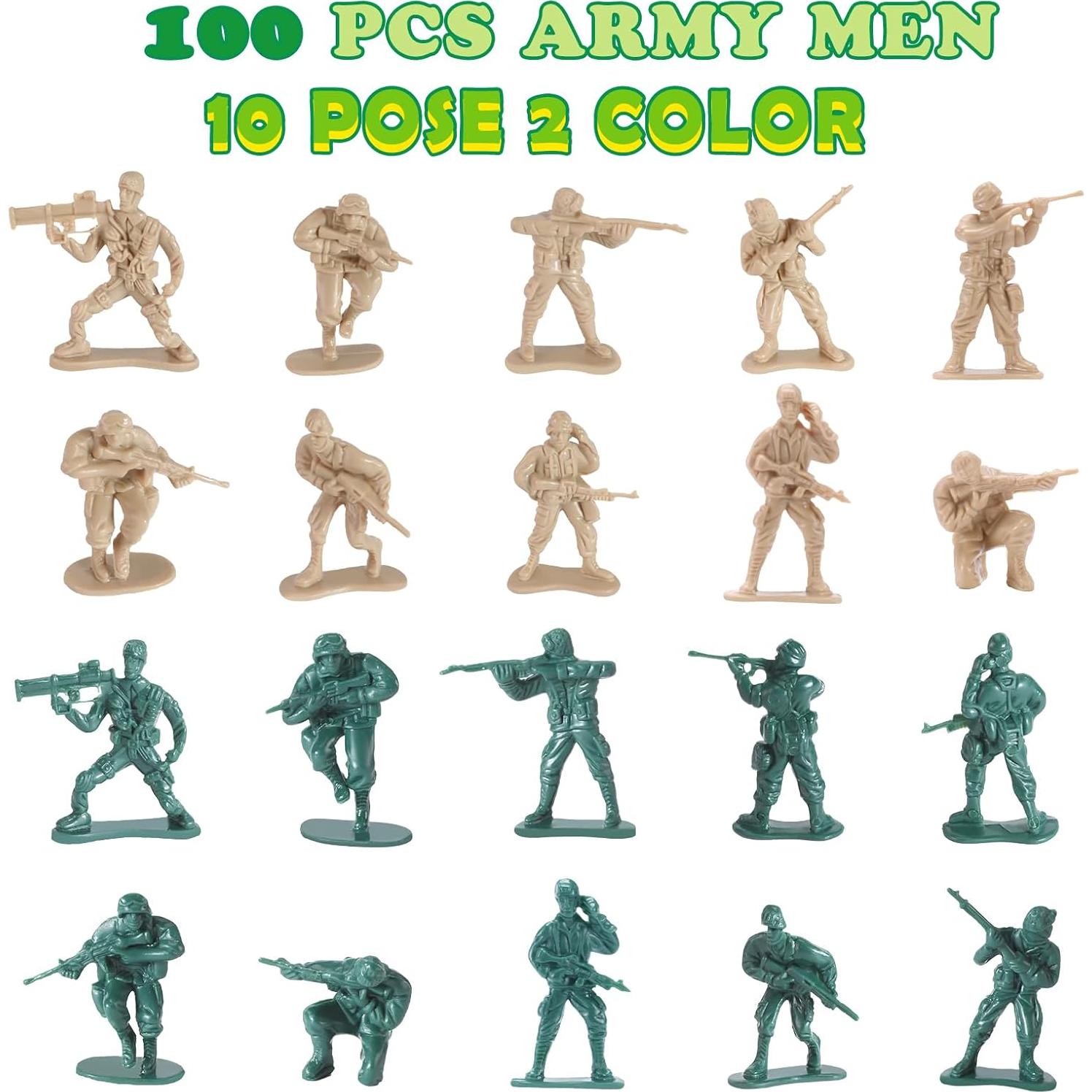 Juego de Juguetes de Base Militar 180 Piezas CHAXUNTEN