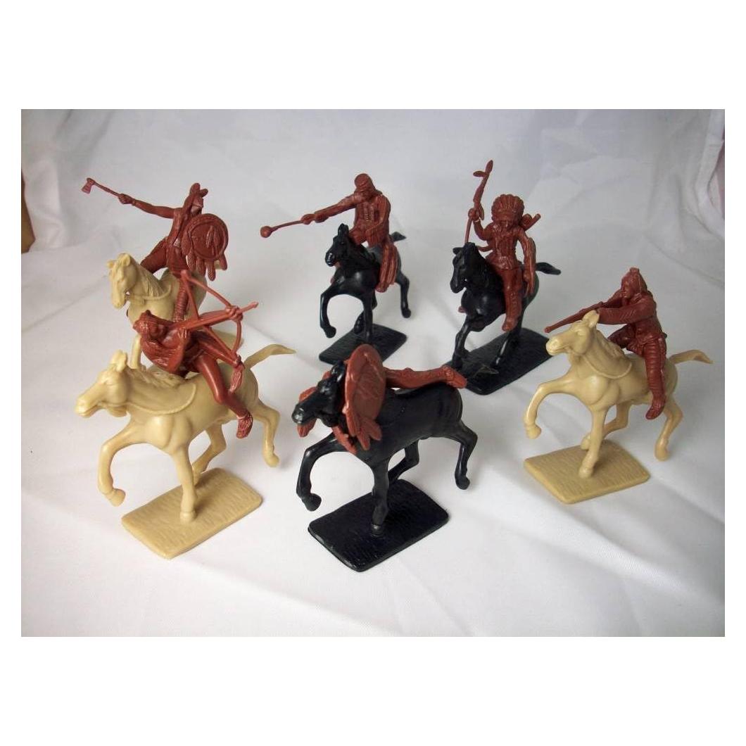 Figuras Indios Sioux Montados Classic Toy Soldiers 54mm