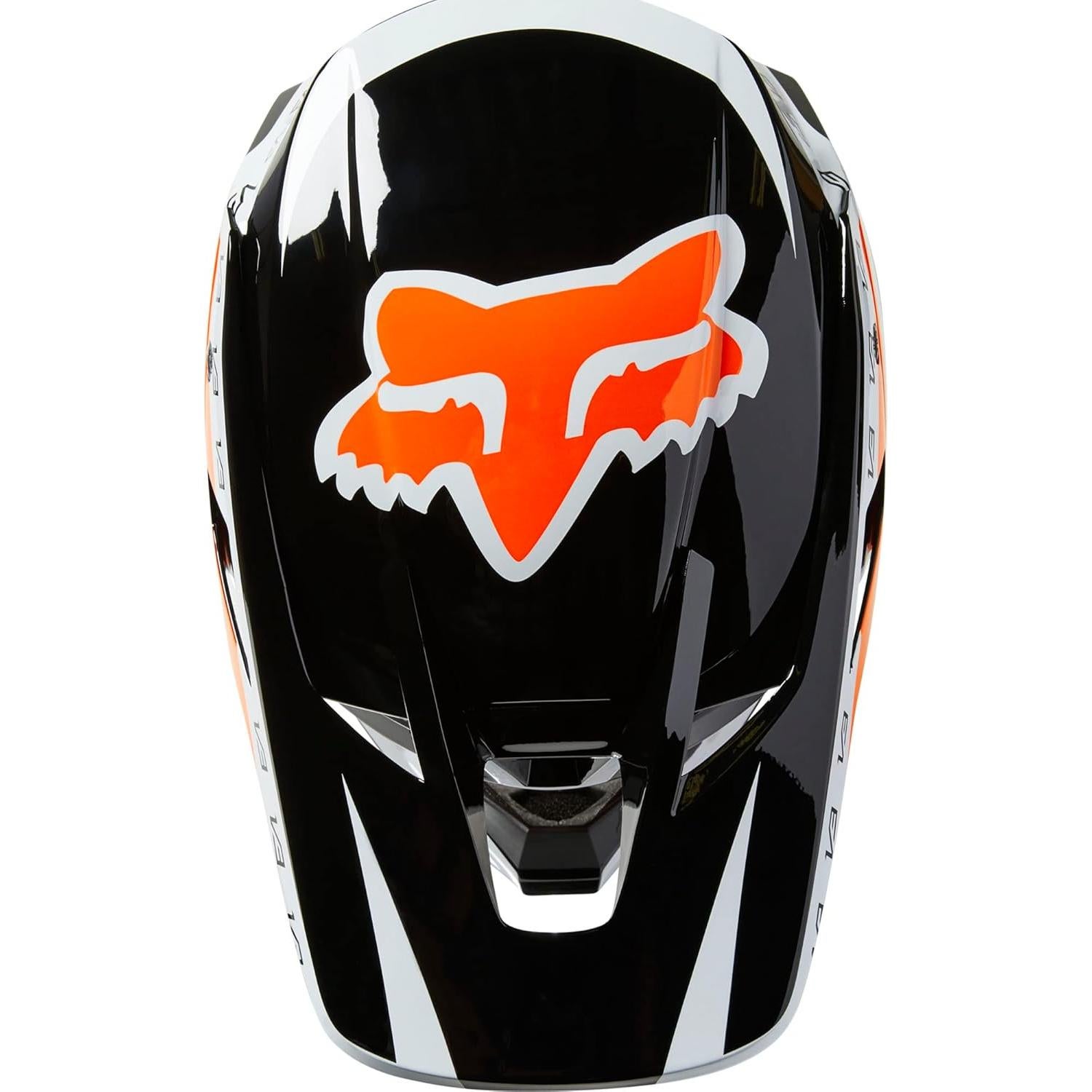 Casco de Motocross Fox Racing V3 RS DVIDE Negro X-Grande