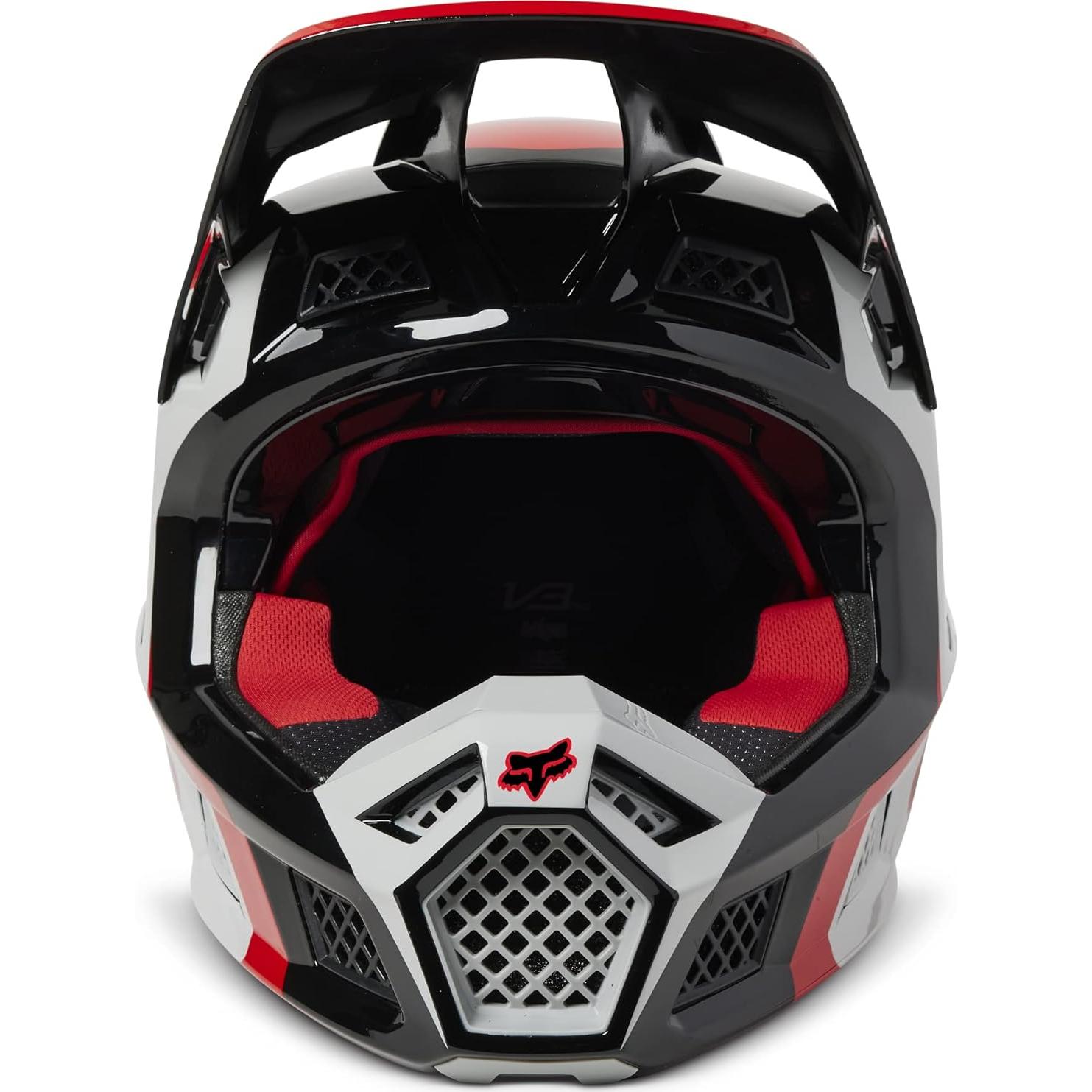 Casco de Motocross Fox Racing V3 RS MIPS, Rojo EFEKT