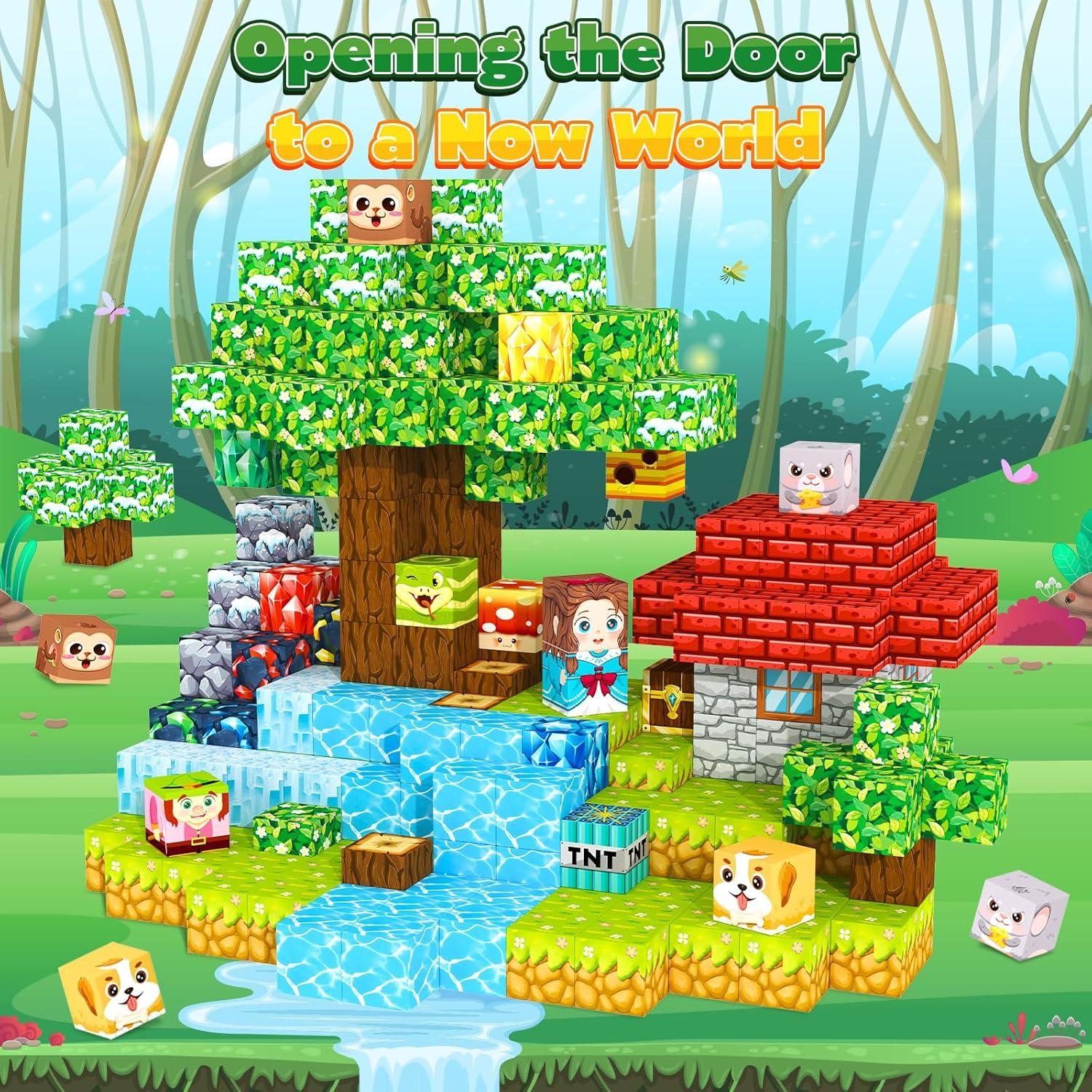 Bloques Magnéticos de Construcción ORZbb 150 Piezas 2cm