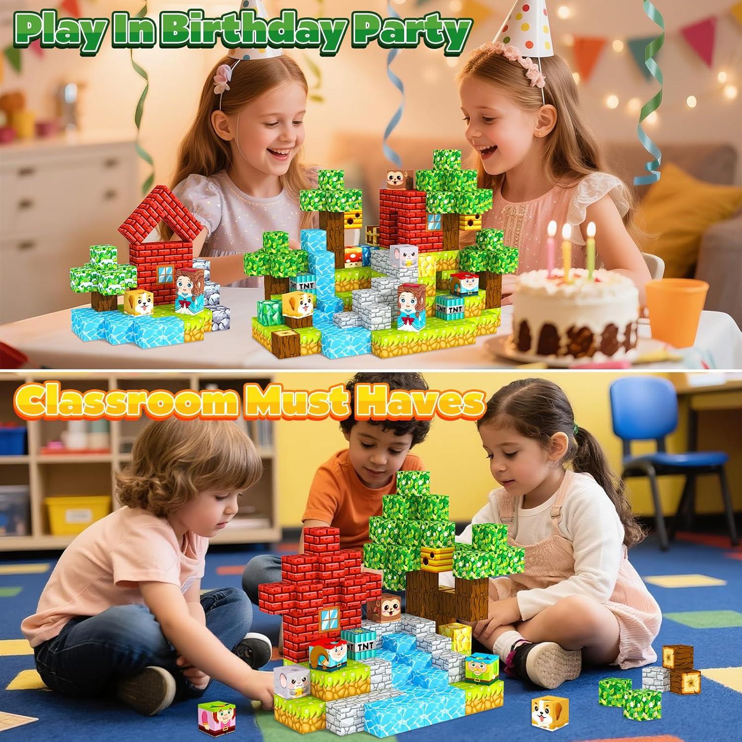 Bloques Magnéticos de Construcción ORZbb 150 Piezas 2cm