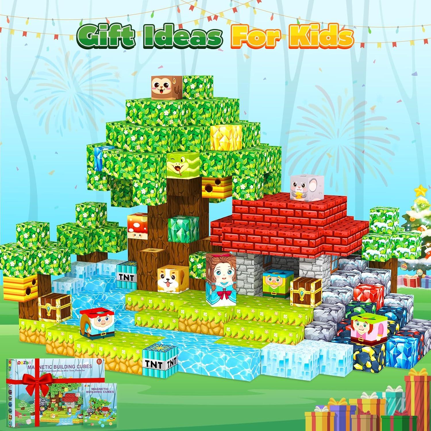 Bloques Magnéticos de Construcción ORZbb 150 Piezas 2cm