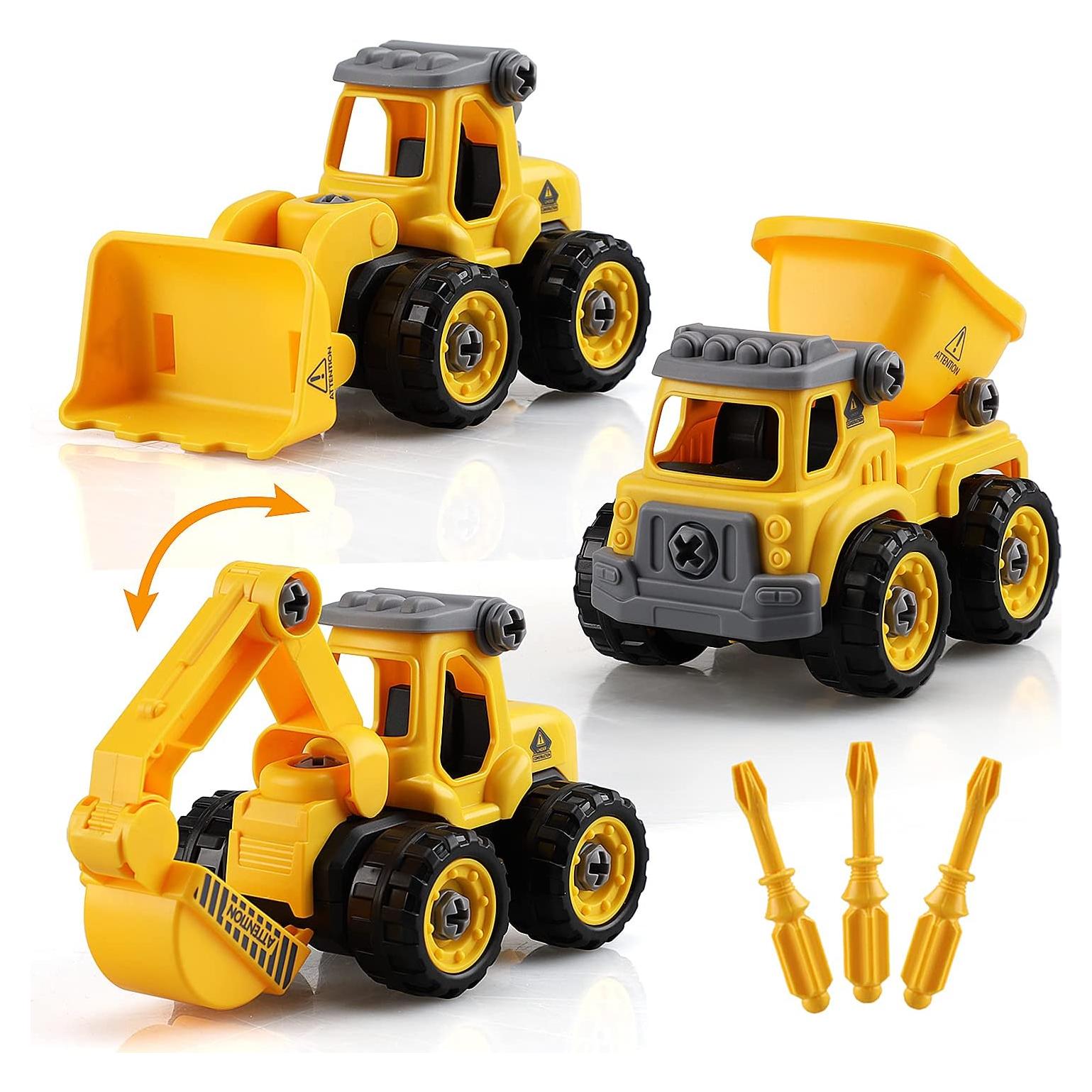 Camiones de Construcción Desarmables Toy Life - 3 a 4 Años