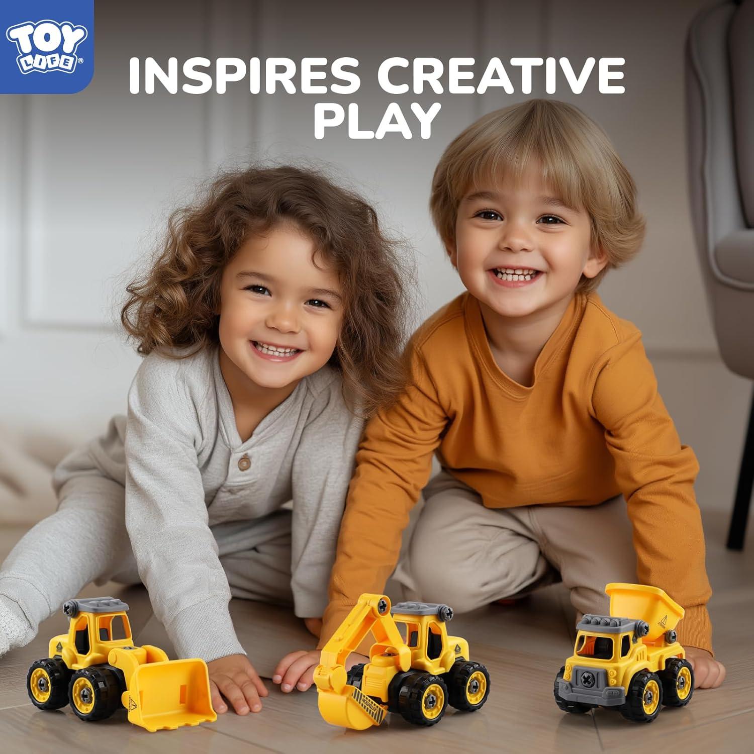 Camiones de Construcción Desarmables Toy Life - 3 a 4 Años