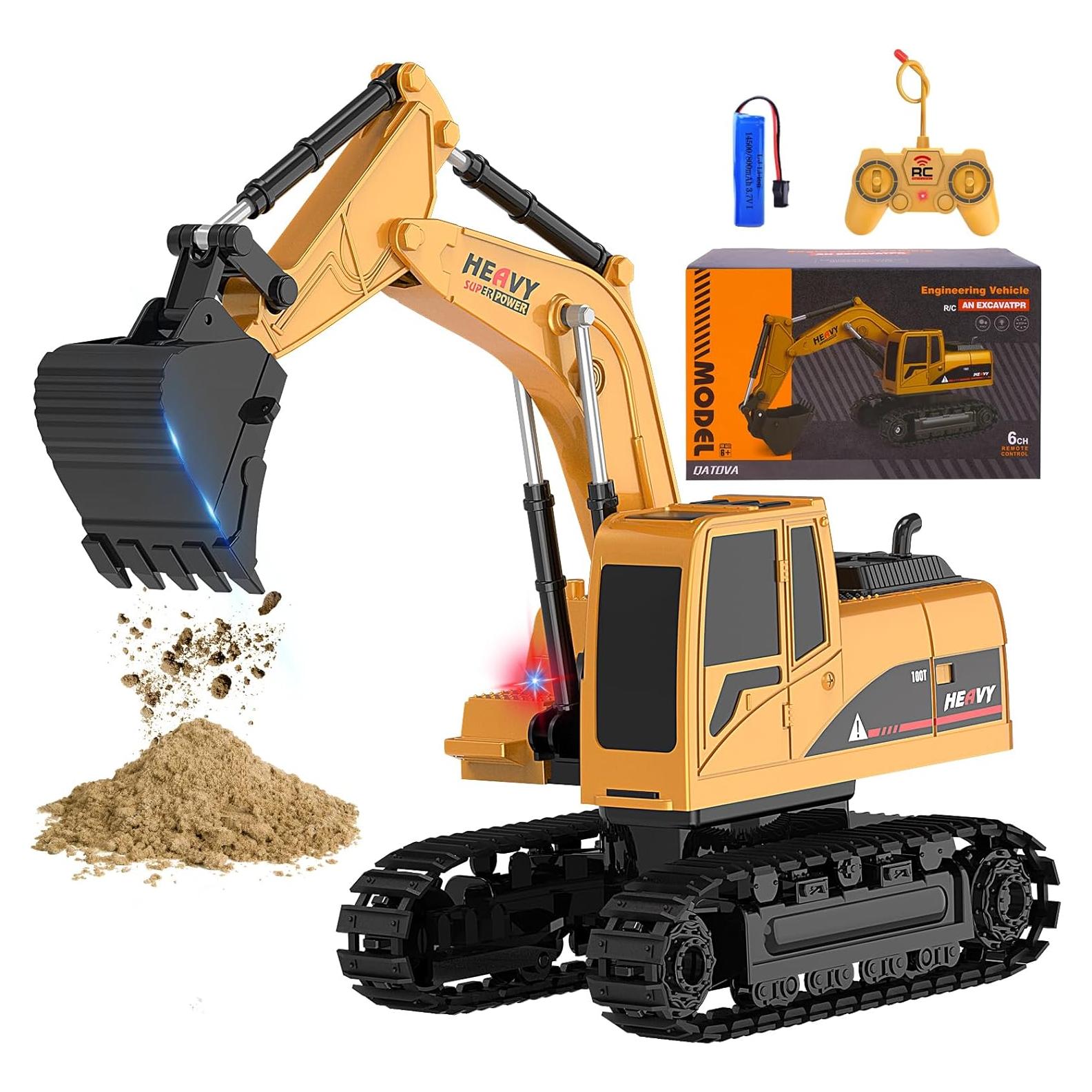 Excavadora RC MQDMINI - Juguete de Construcción 27.94 cm