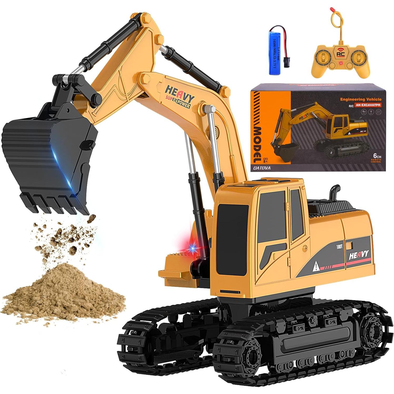 Excavadora RC MQDMINI - Juguete de Construcción 27.94 cm