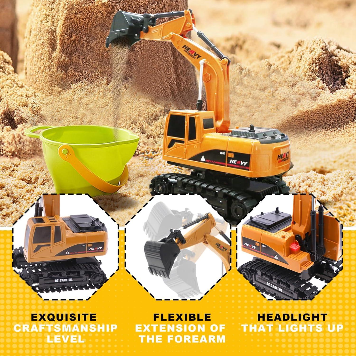 Excavadora RC MQDMINI - Juguete de Construcción 27.94 cm