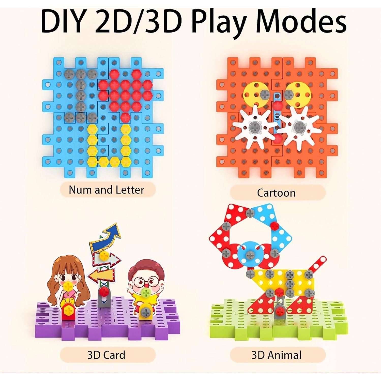 Bloques de Construcción Eléctricos Montessori CZOALX 234 Piezas
