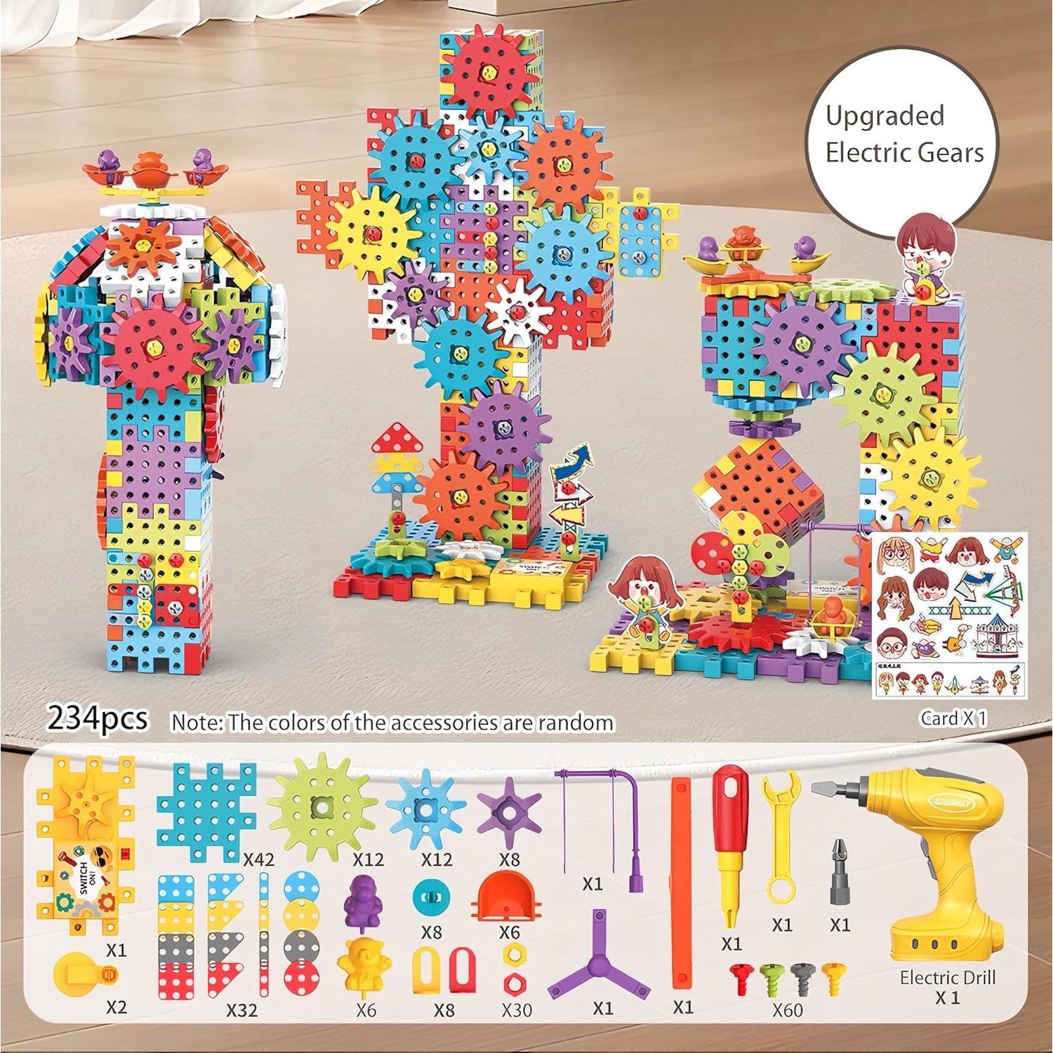 Bloques de Construcción Eléctricos Montessori CZOALX 234 Piezas