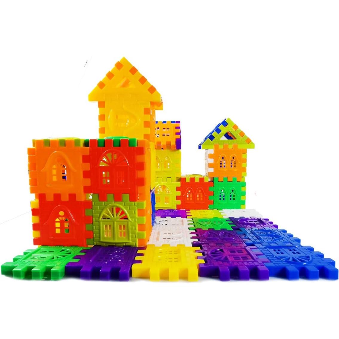 Bloques de Construcción Grandes RAINBOW TOYFROG 96 Piezas