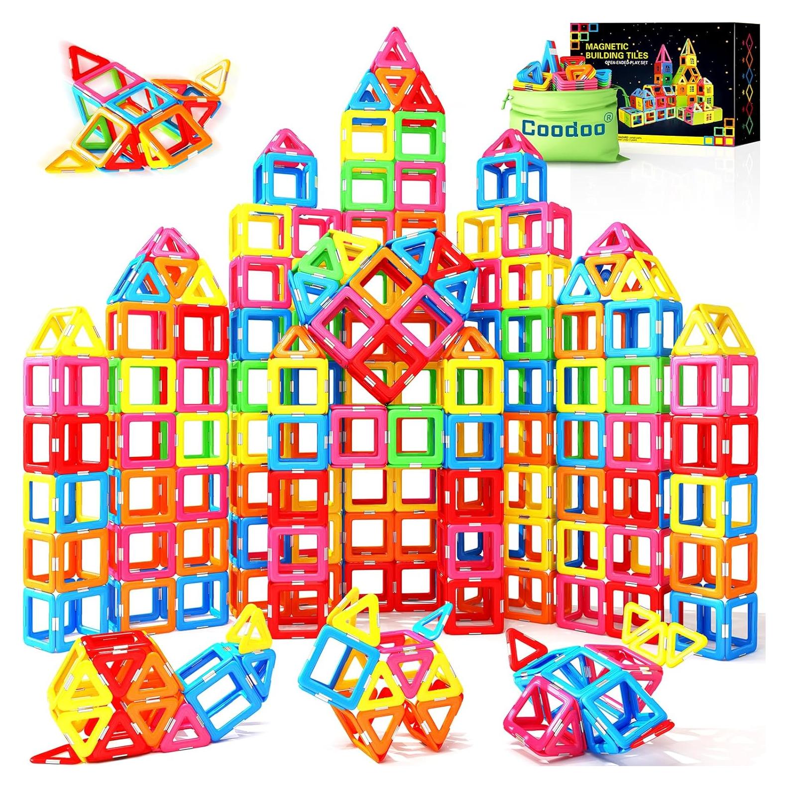 Bloques Magnéticos Coodoo Juguete STEM 20x14.5 cm 3+