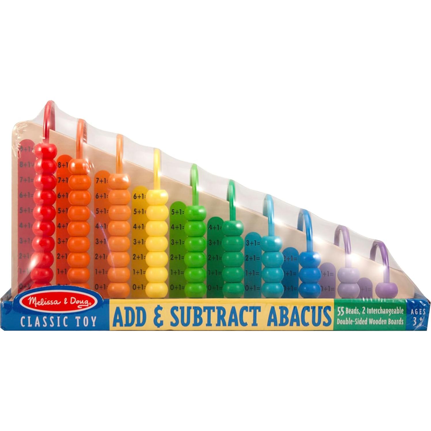 Ábaco Educativo Melissa & Doug con 55 Bolas Coloridas